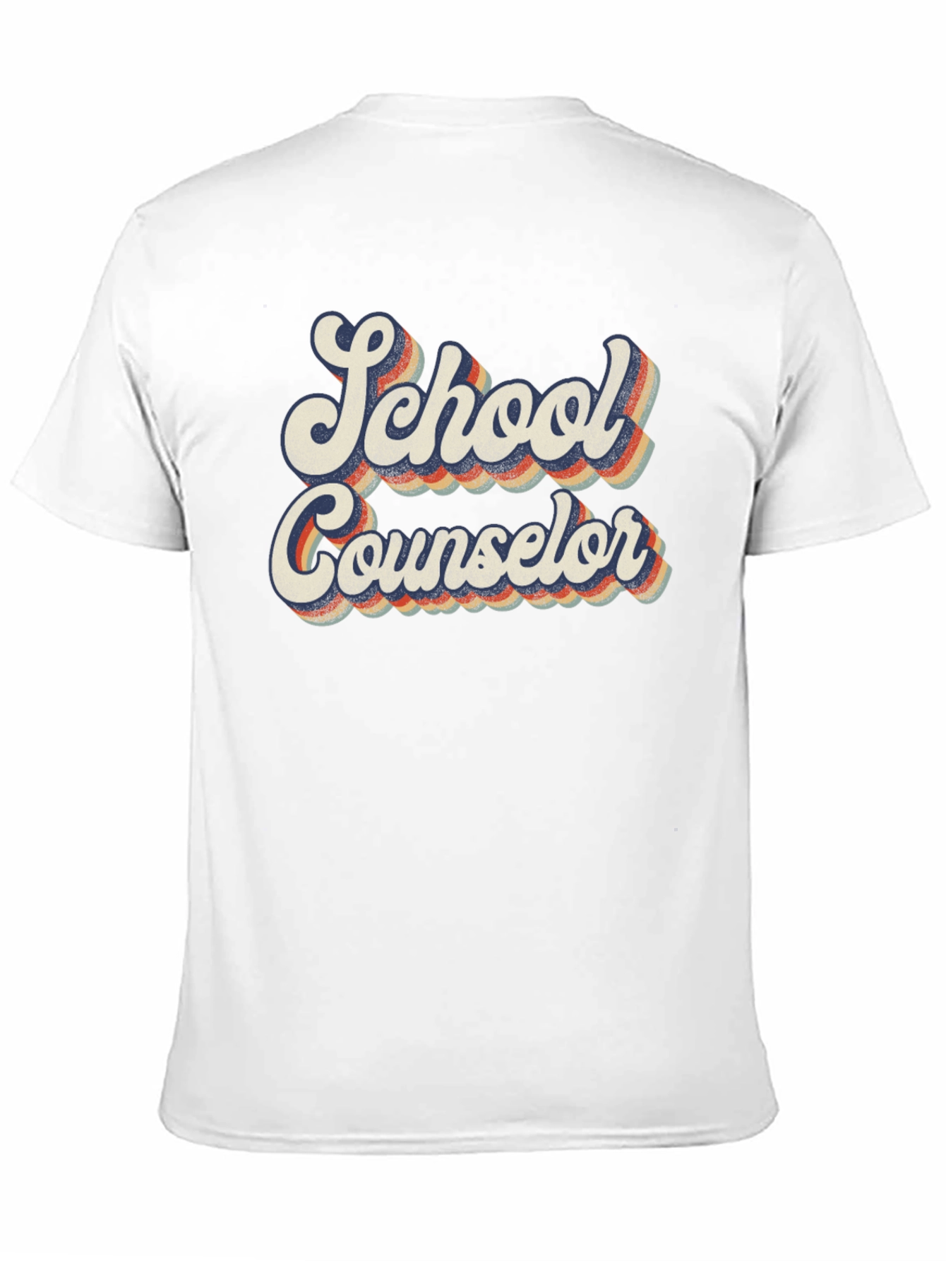 Retro School Counselor Graphic Tee