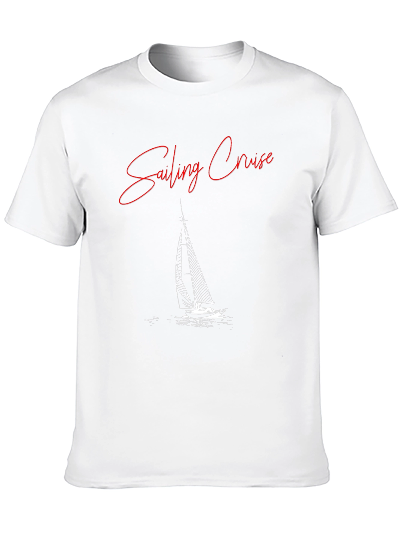 Sailing Cruise Black Graphic Tee