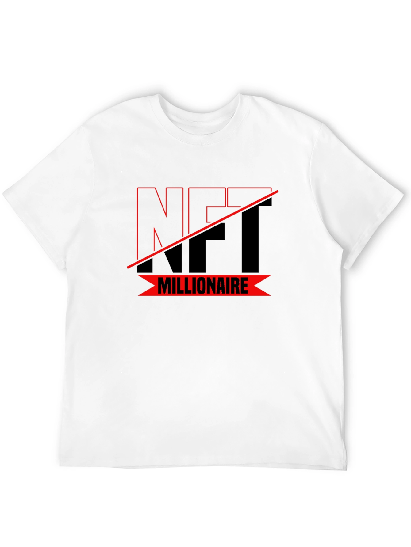 NFT Millionaire T-Shirt - Black Graphic Tee