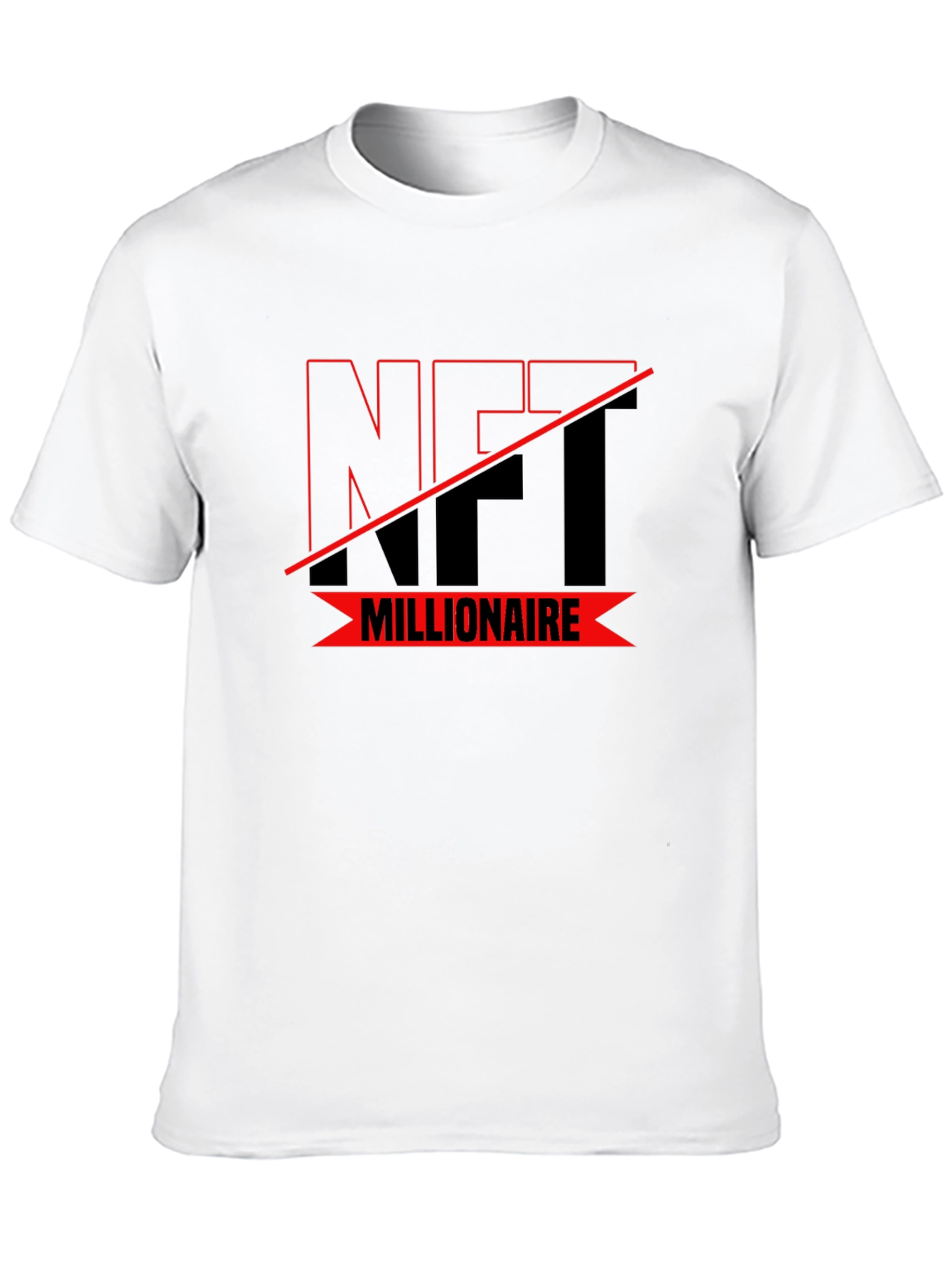 NFT Millionaire T-Shirt - Black Graphic Tee