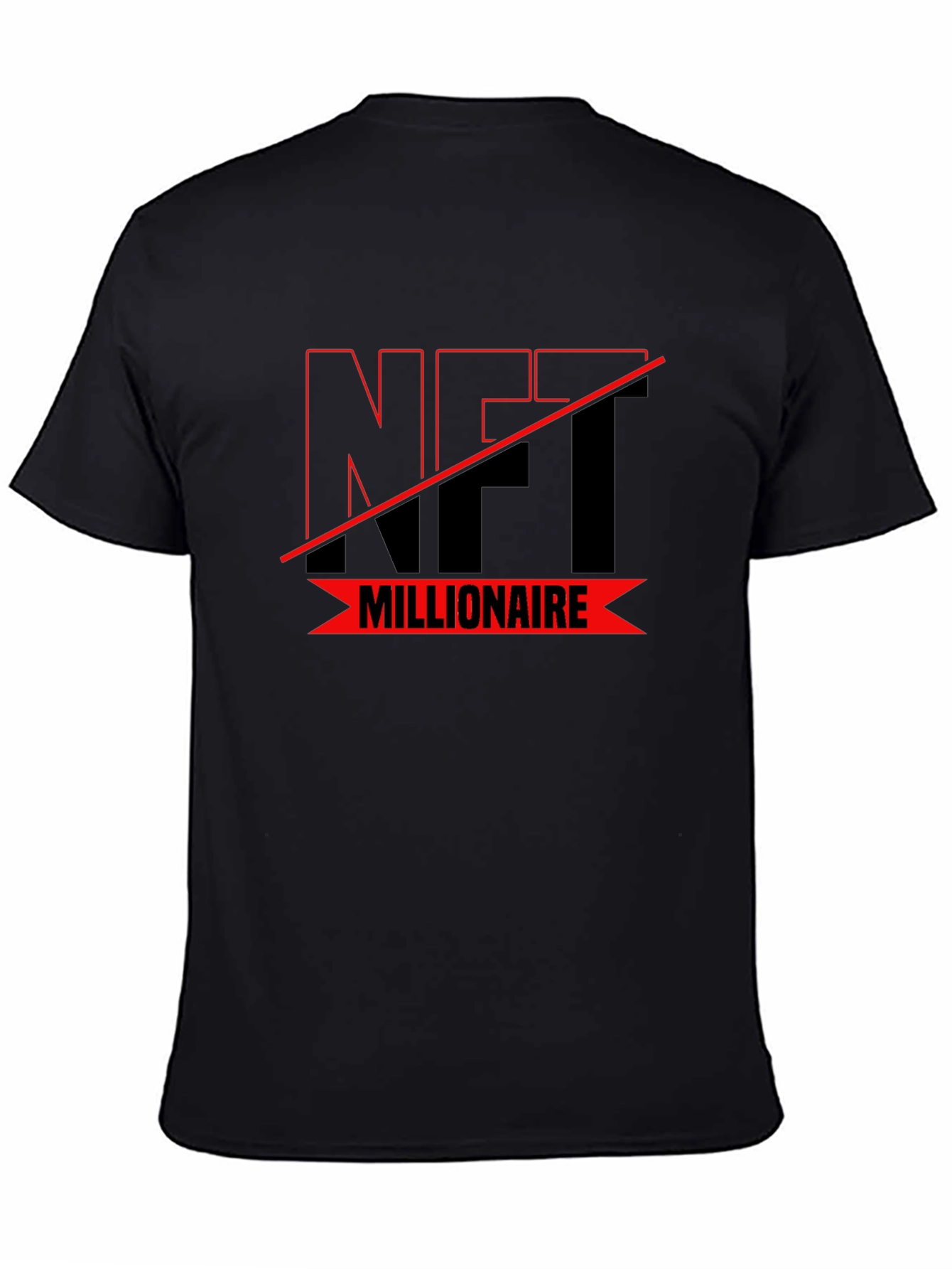 NFT Millionaire T-Shirt - Black Graphic Tee