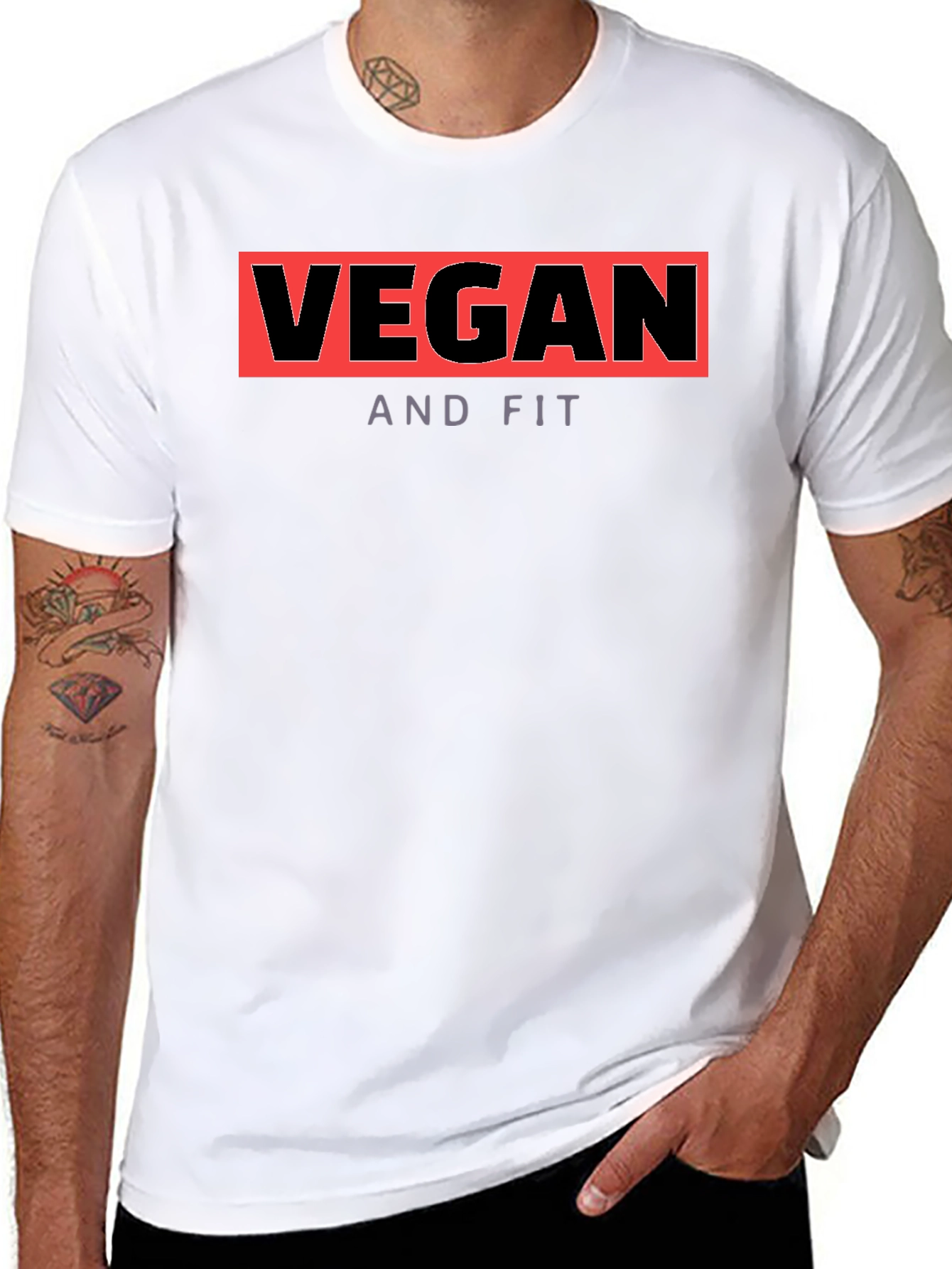 Vegan and Fit Graphic Tee