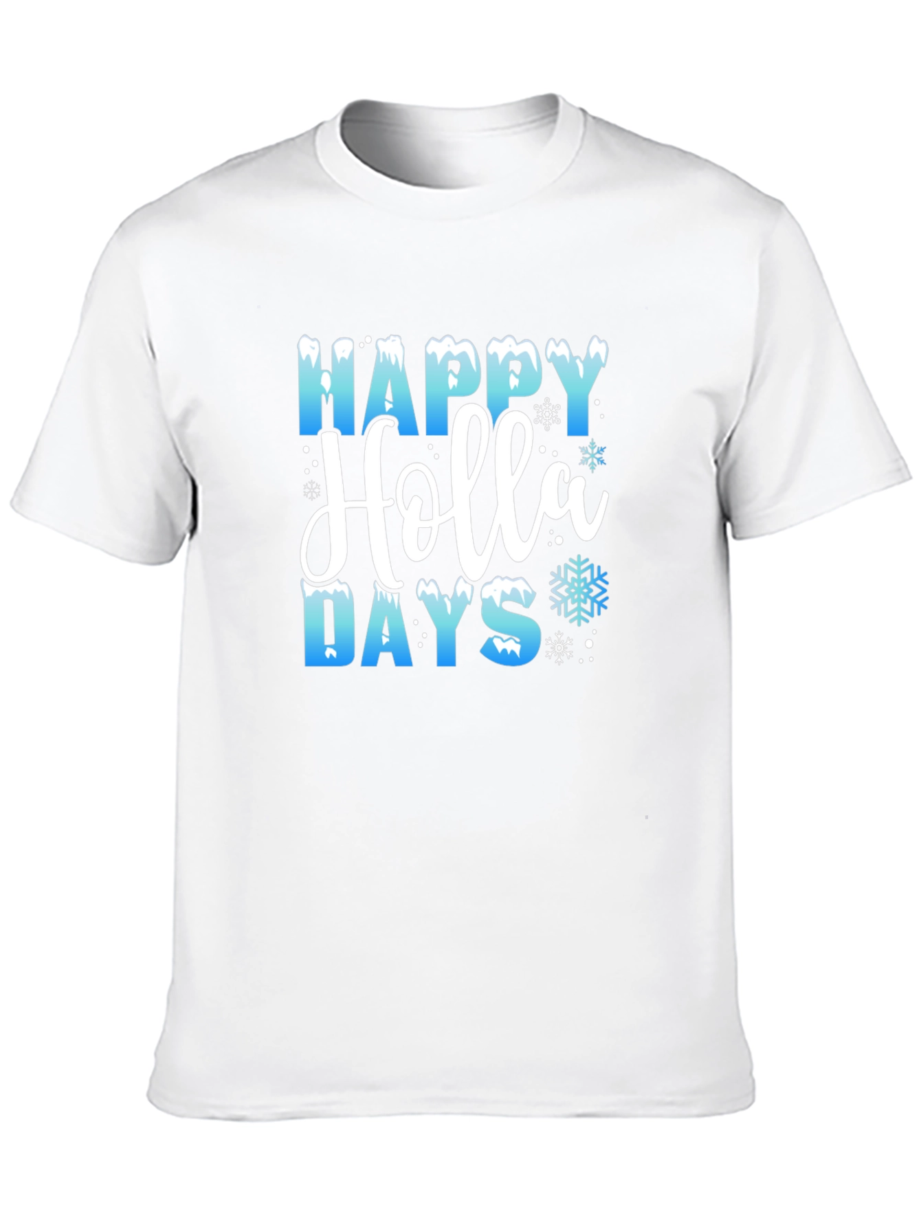 Happy Holla Days T-Shirt Holiday Tee