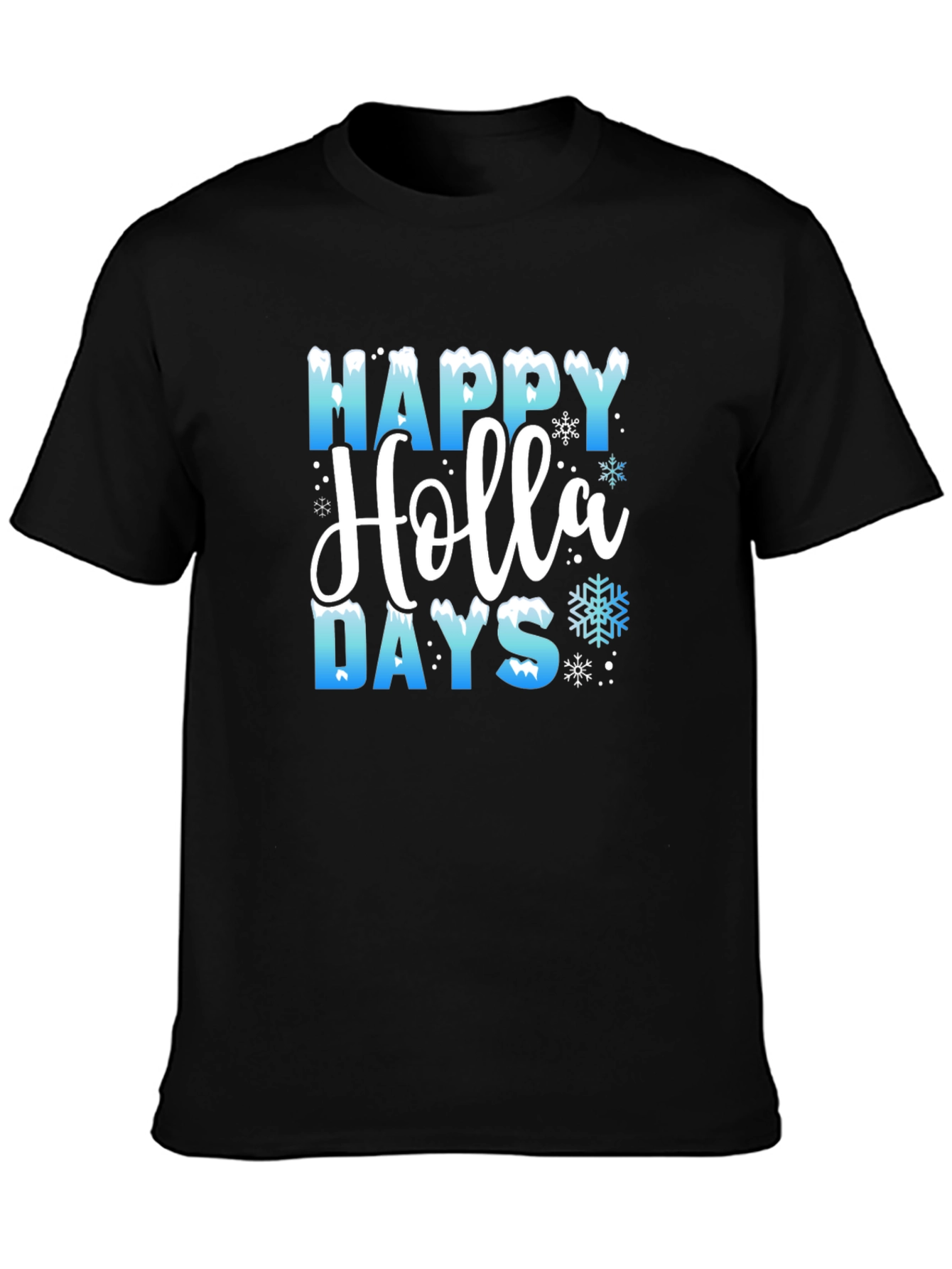 Happy Holla Days T-Shirt Holiday Tee