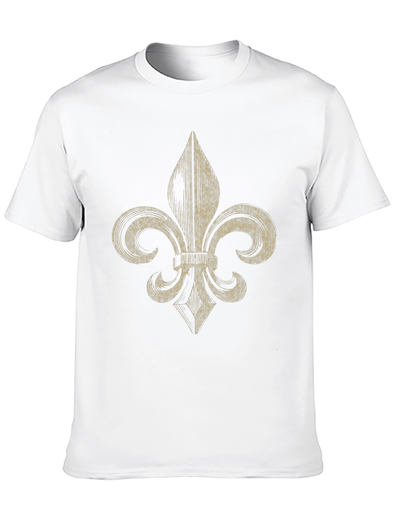 Distressed Fleur-de-Lis Graphic Tee