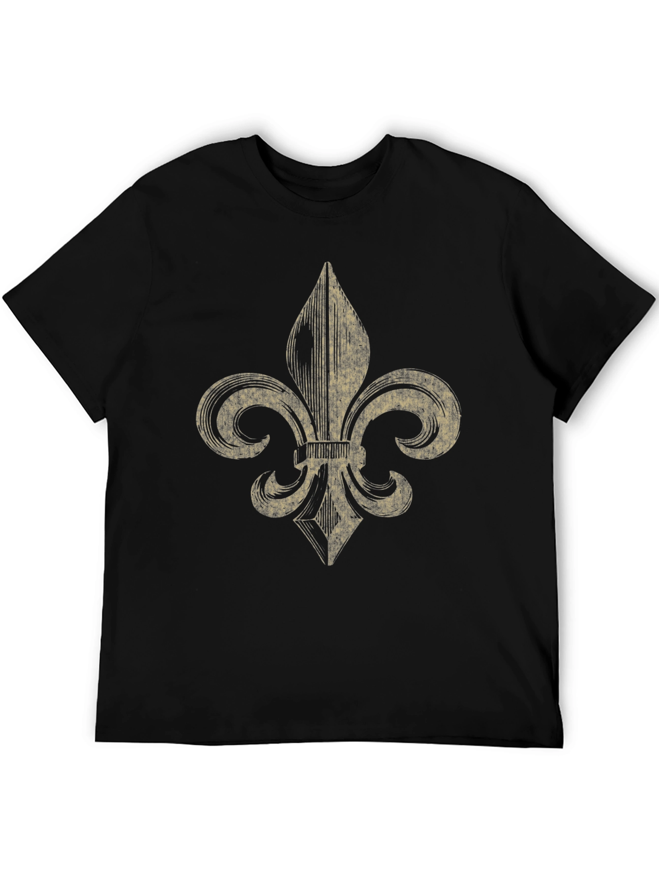 Distressed Fleur-de-Lis Graphic Tee