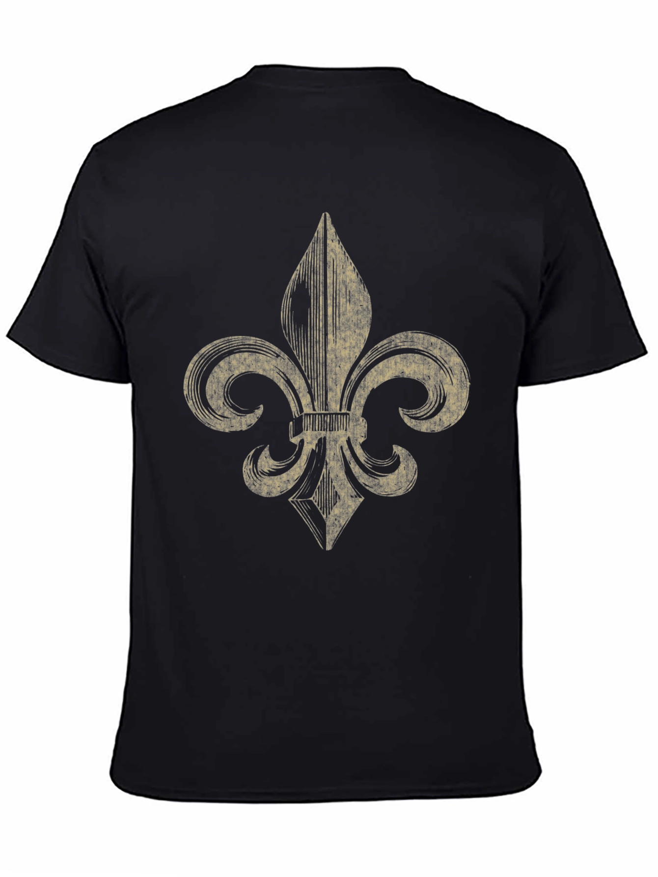 Distressed Fleur-de-Lis Graphic Tee