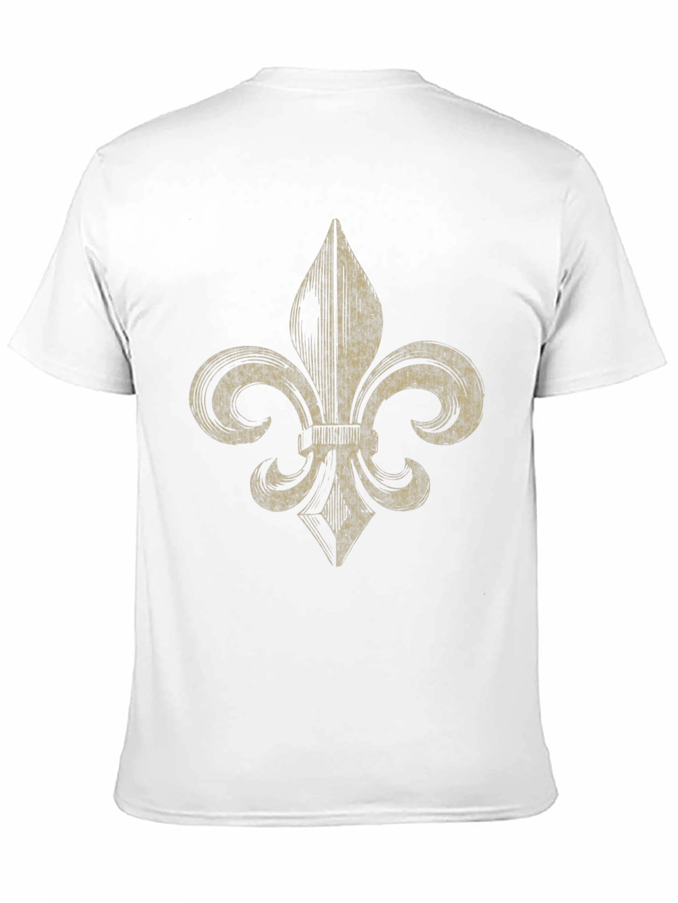 Distressed Fleur-de-Lis Graphic Tee