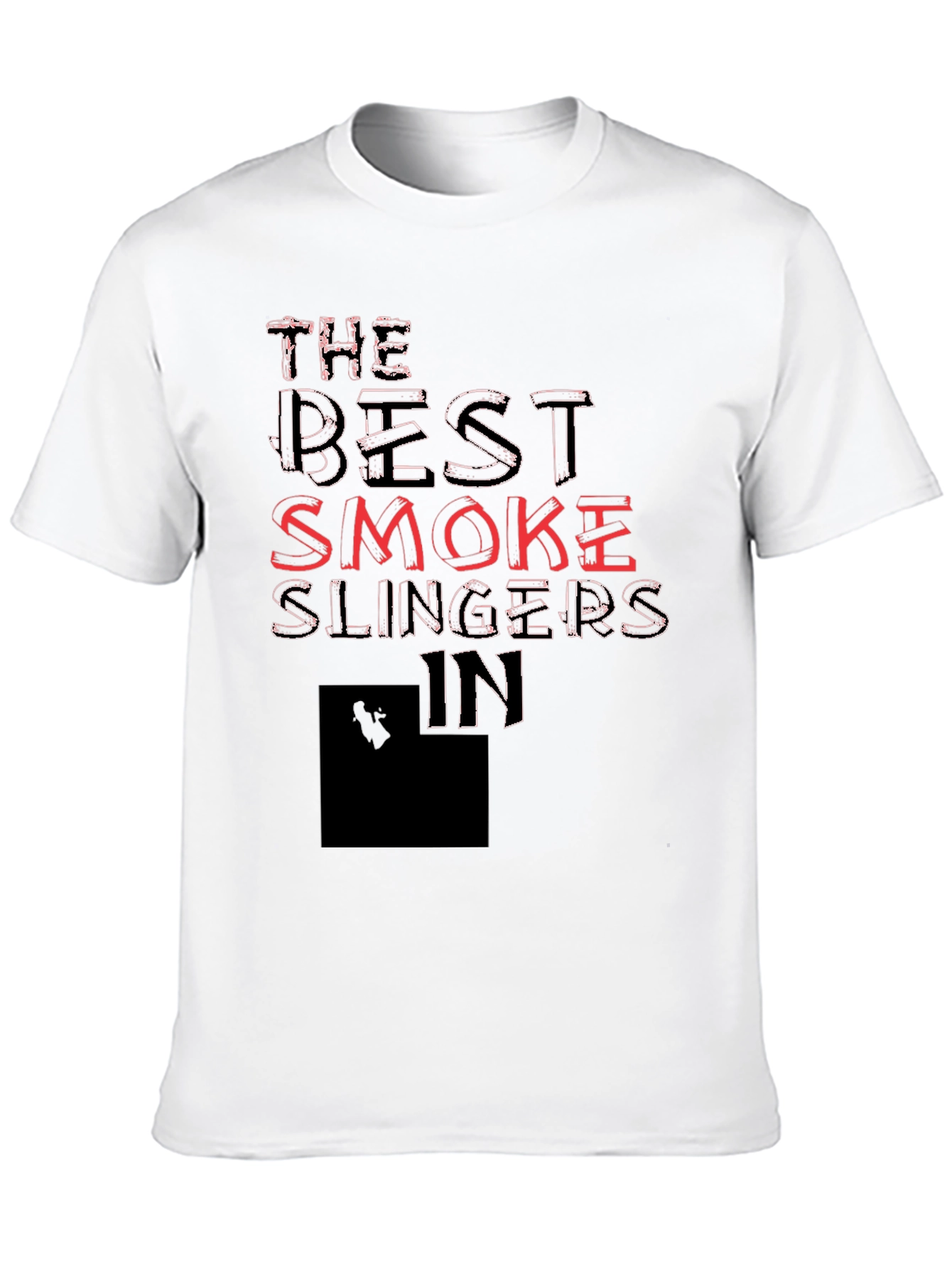 Best Smoke Slingers Black Graphic Tee