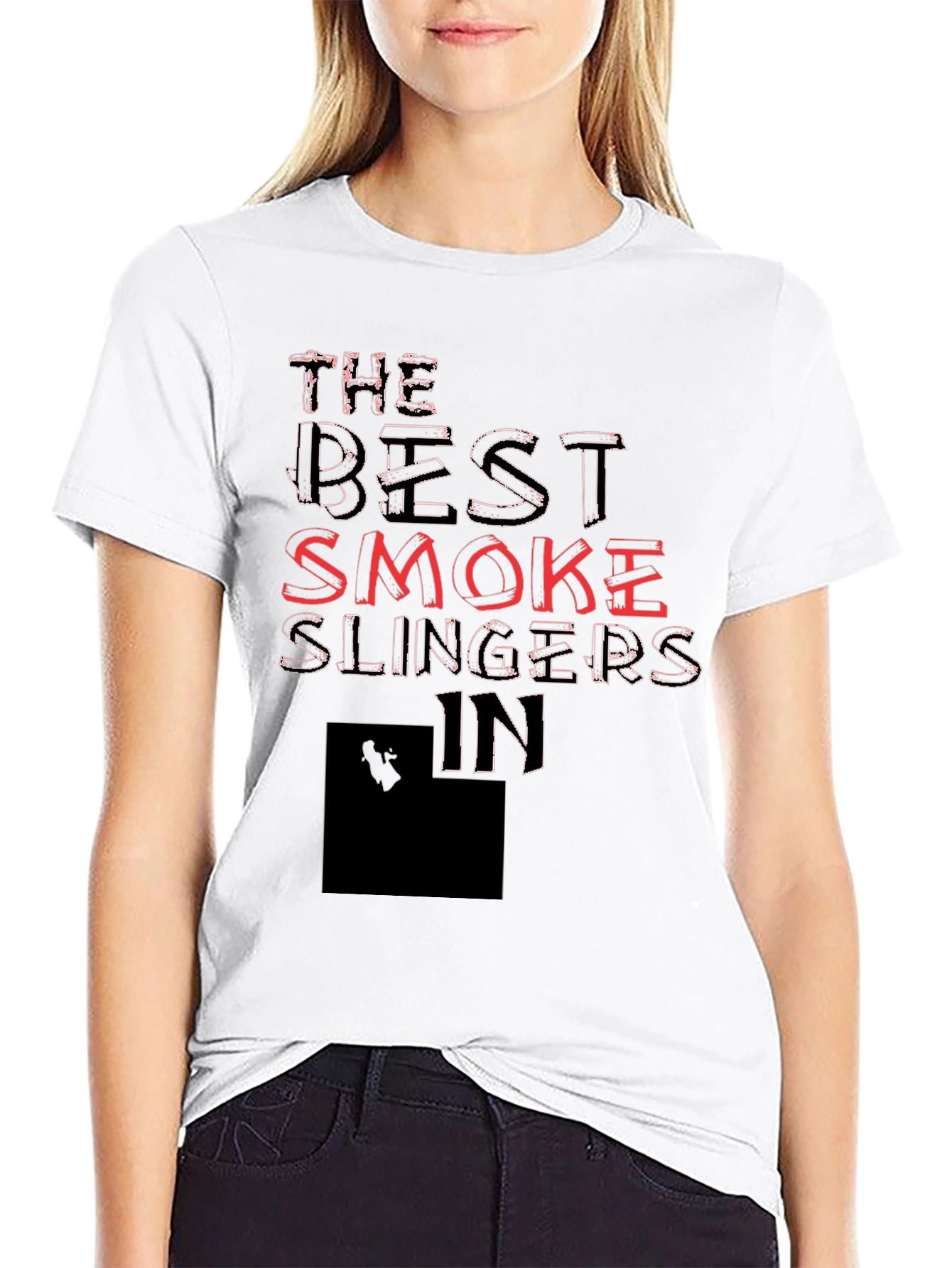 Best Smoke Slingers Black Graphic Tee