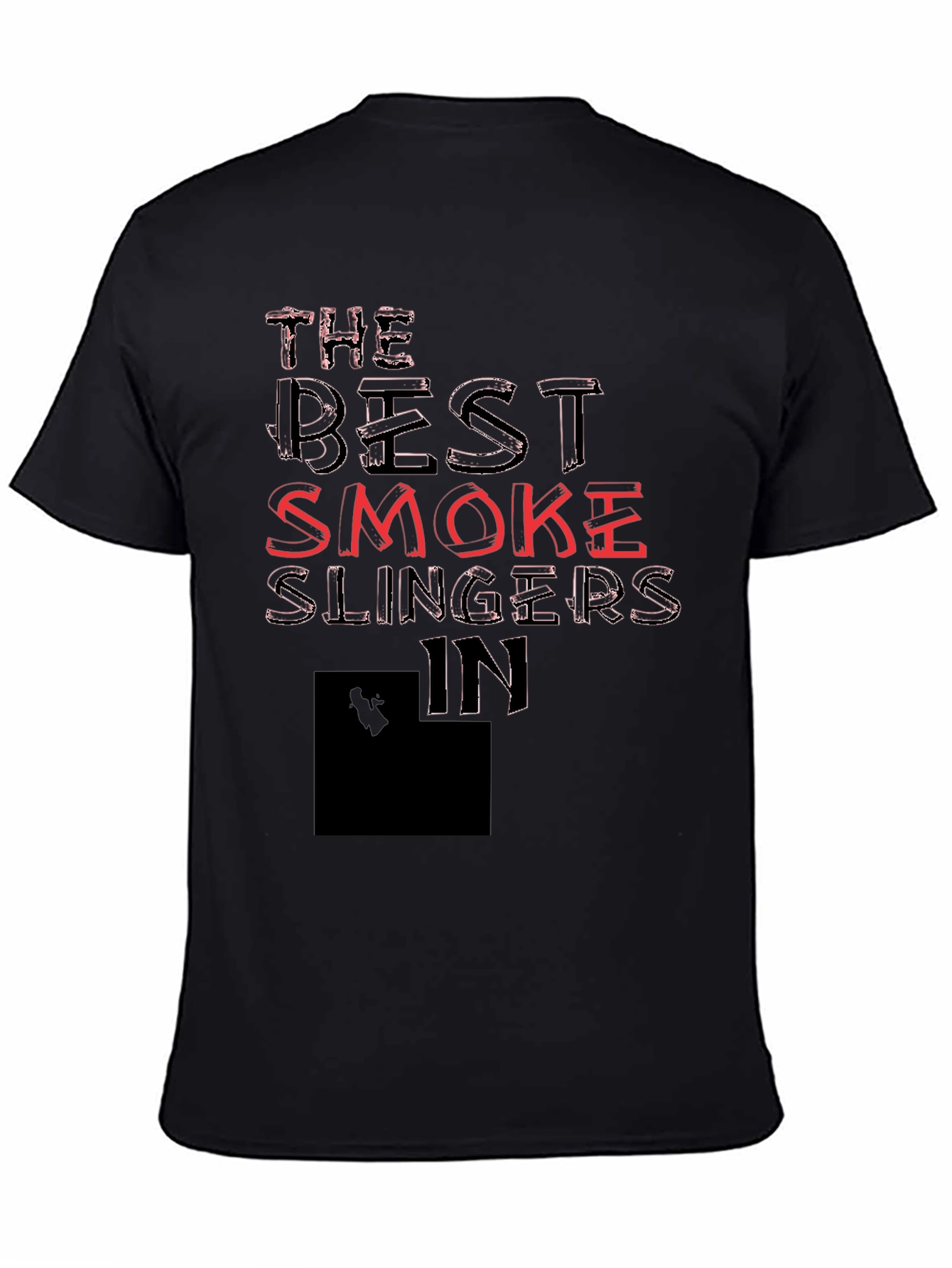 Best Smoke Slingers Black Graphic Tee