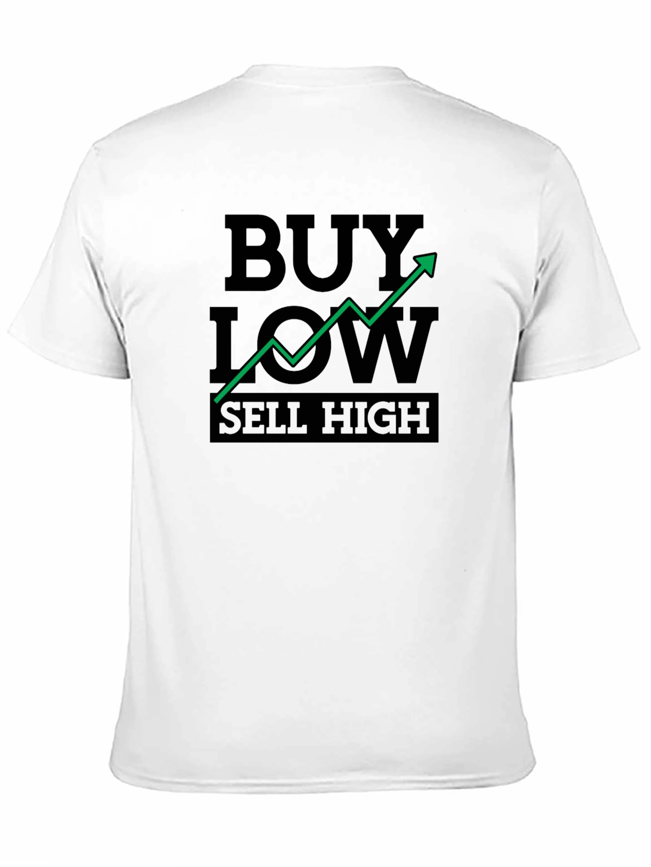 Buy Low Sell High Graphic Tee - Black