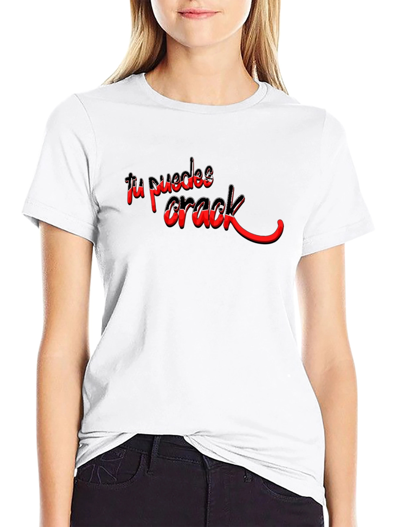 Tu Puedes Crack Graphic T-Shirt - Motivational
