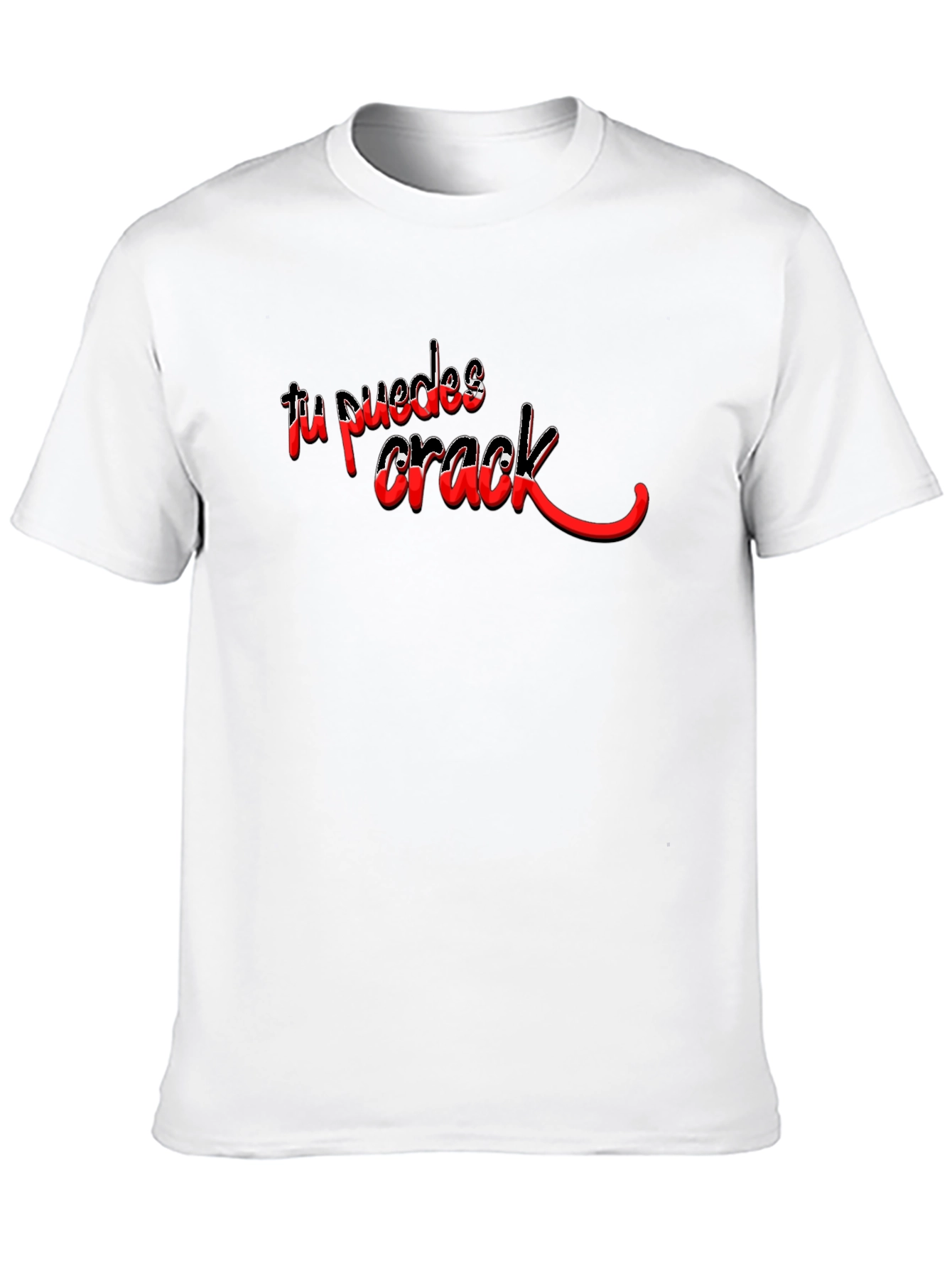 Tu Puedes Crack Graphic T-Shirt - Motivational