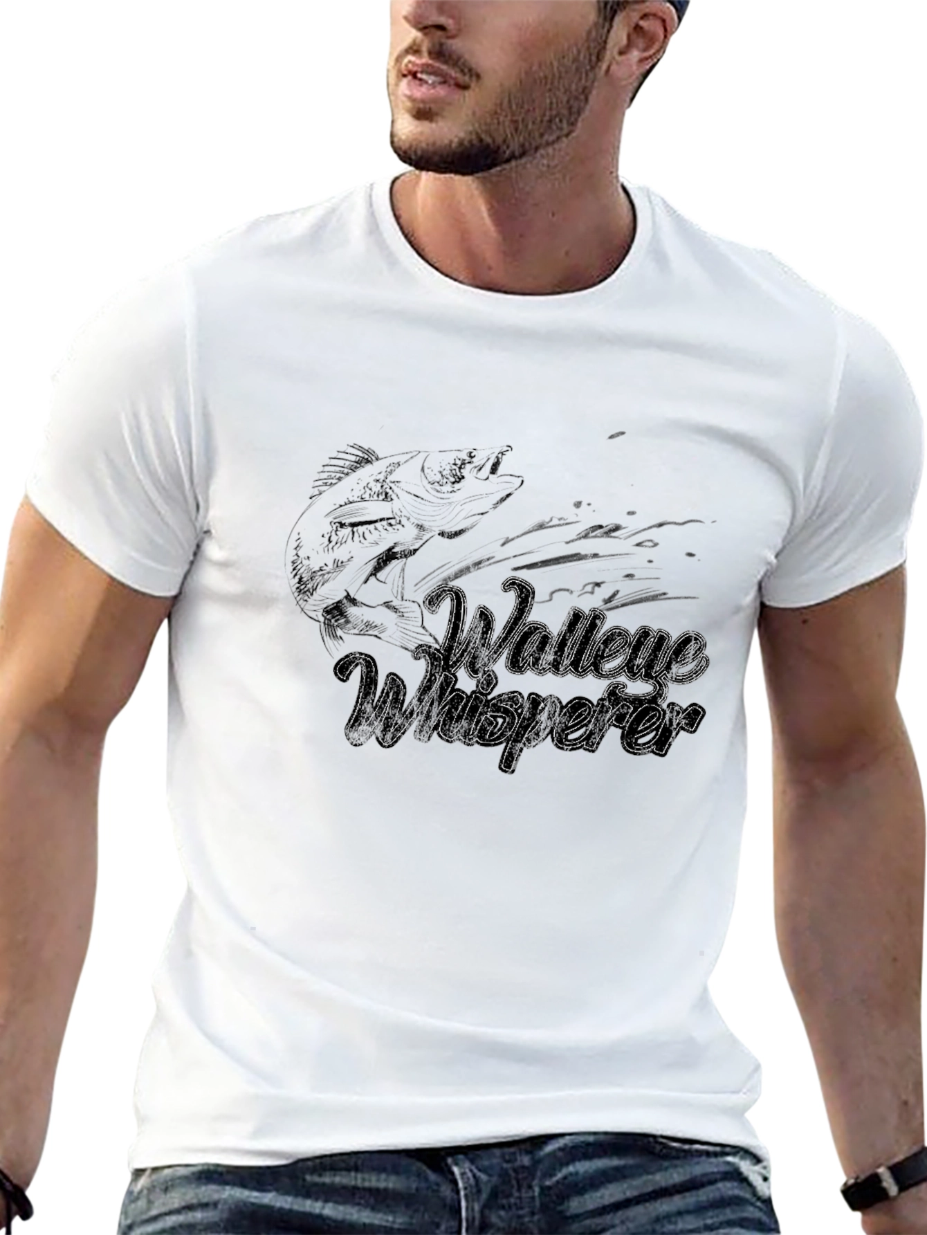 Walleye Whisperer Graphic Tee - Fishing Shirt