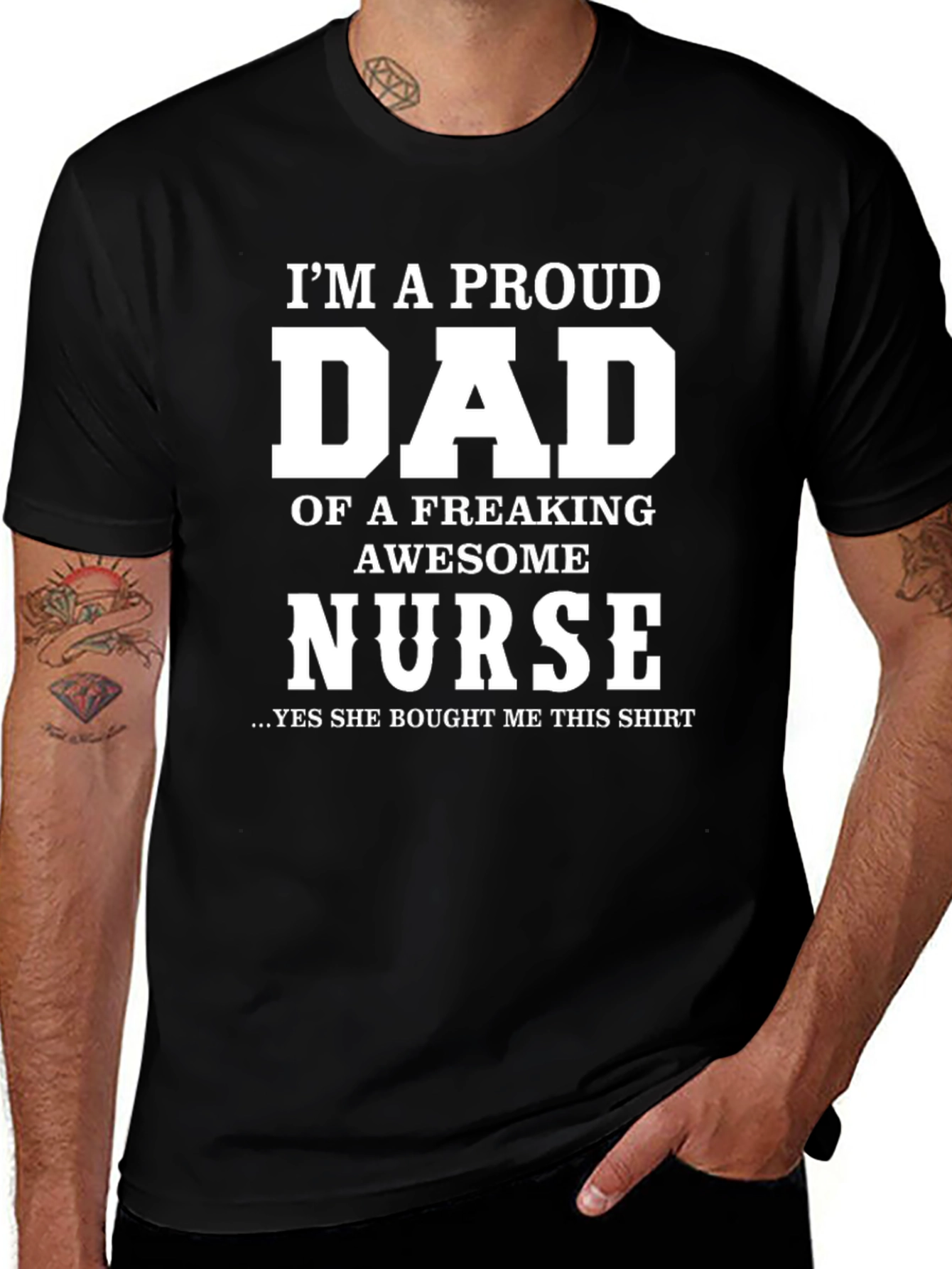 Proud Dad of an Awesome Nurse T-Shirt