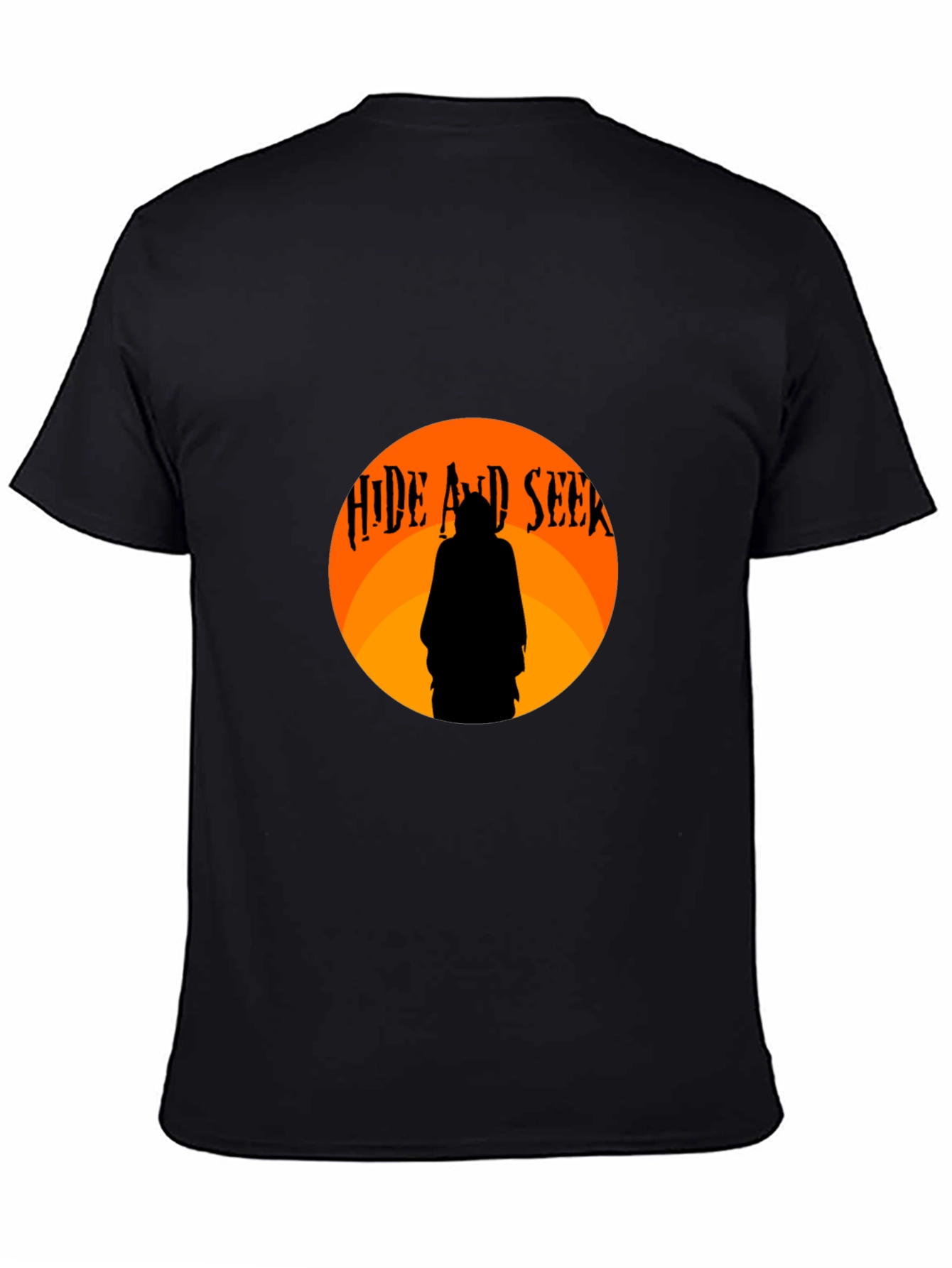 Hide and Seek Graphic Tee - Mens Black T-Shirt