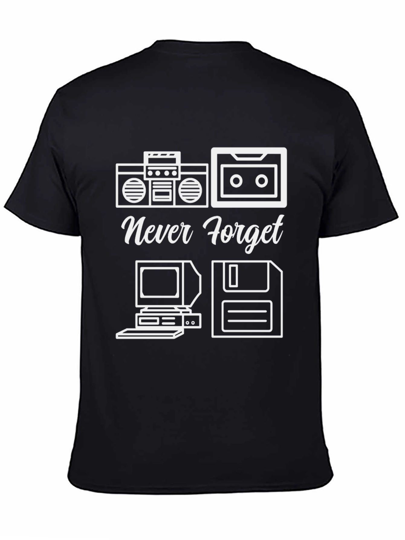 Retro Tech T-Shirt - Never Forget 90s
