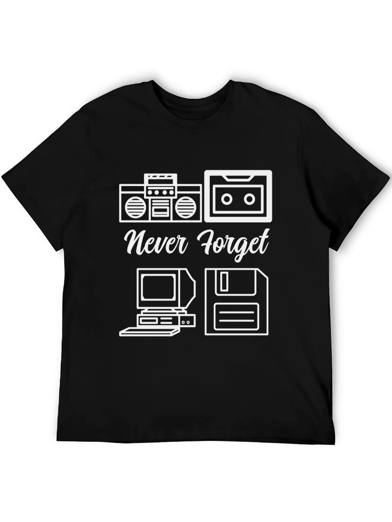 Retro Tech T-Shirt - Never Forget 90s