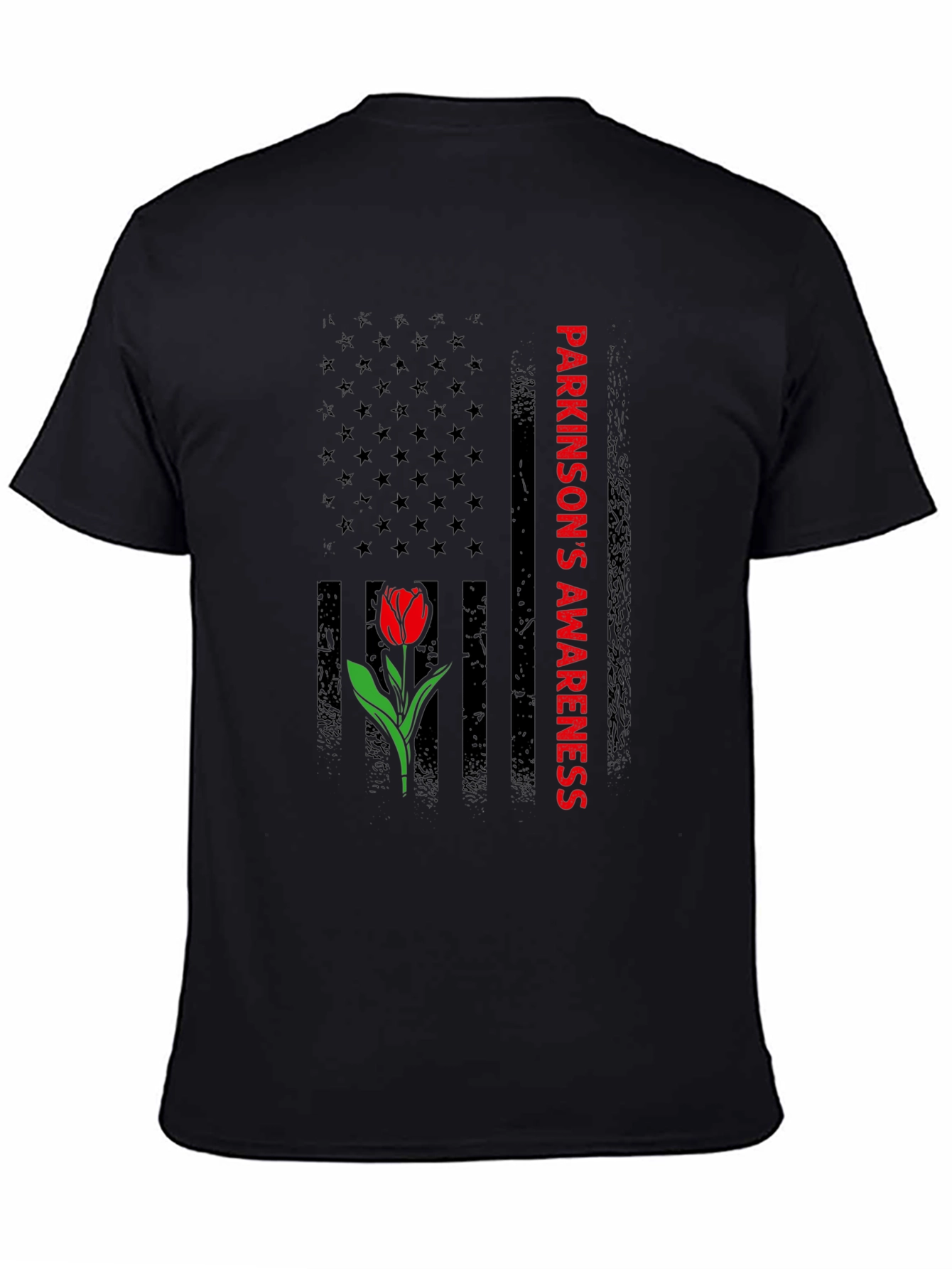 Parkinsons Awareness T-Shirt Tulip Design