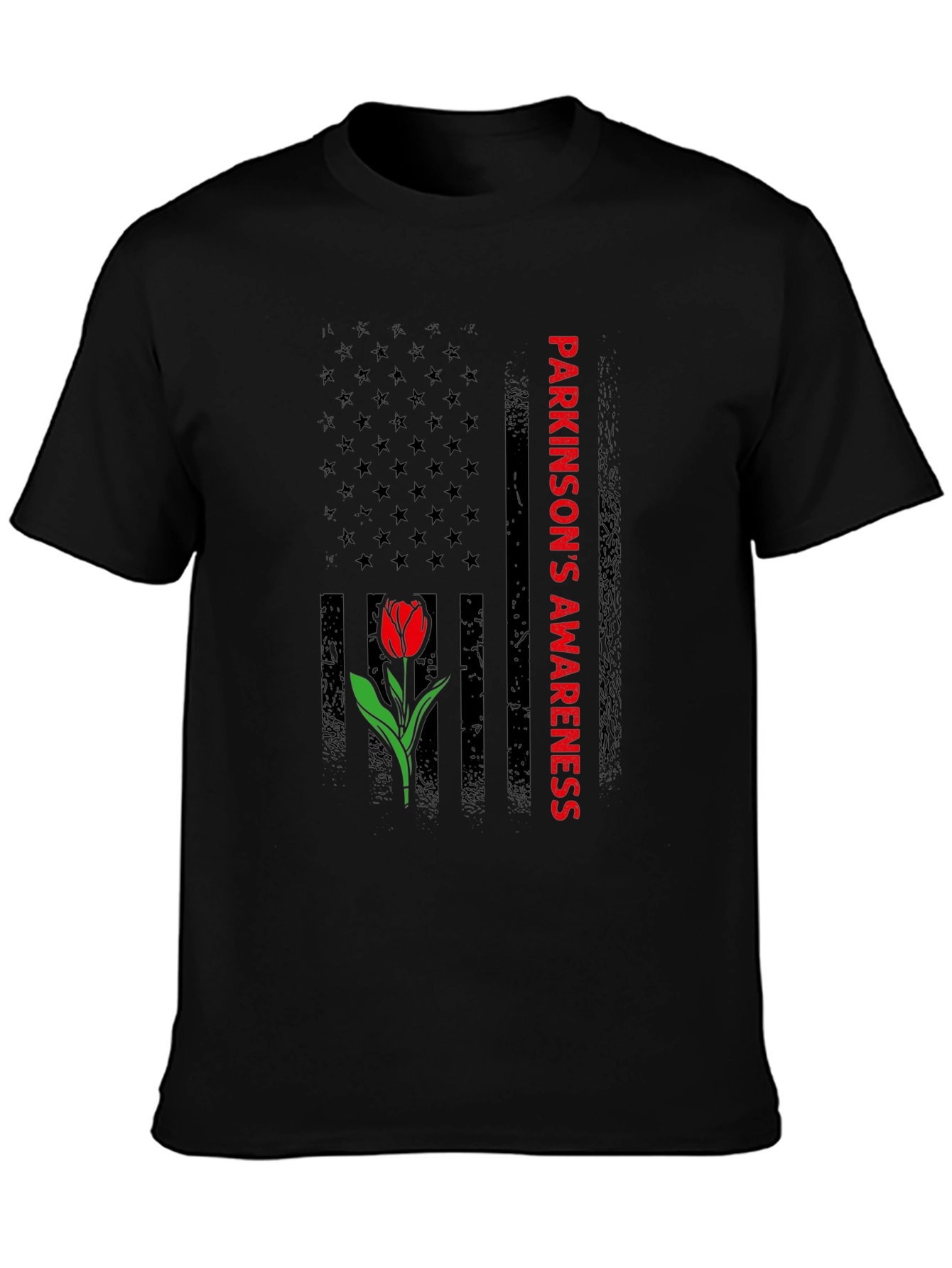 Parkinsons Awareness T-Shirt Tulip Design