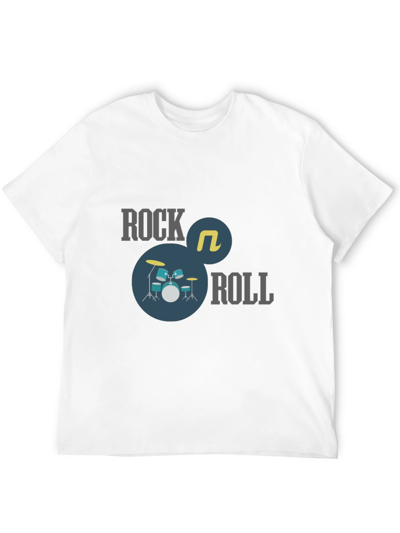 Rock and Roll Black Graphic Tee