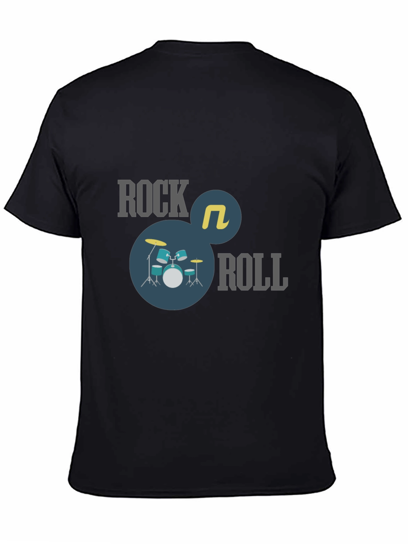 Rock and Roll Black Graphic Tee
