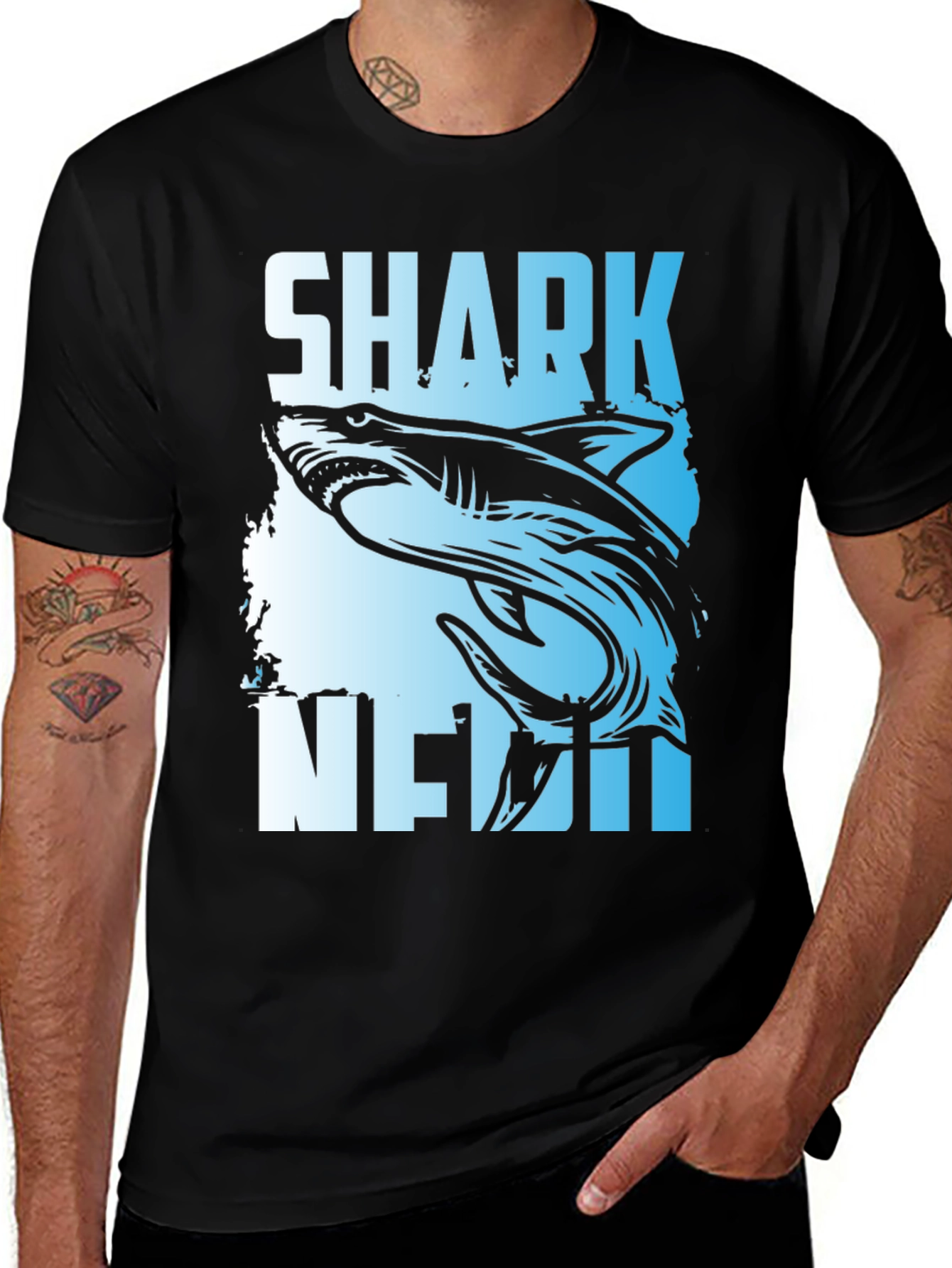 Shark Week Graphic Tee - Black