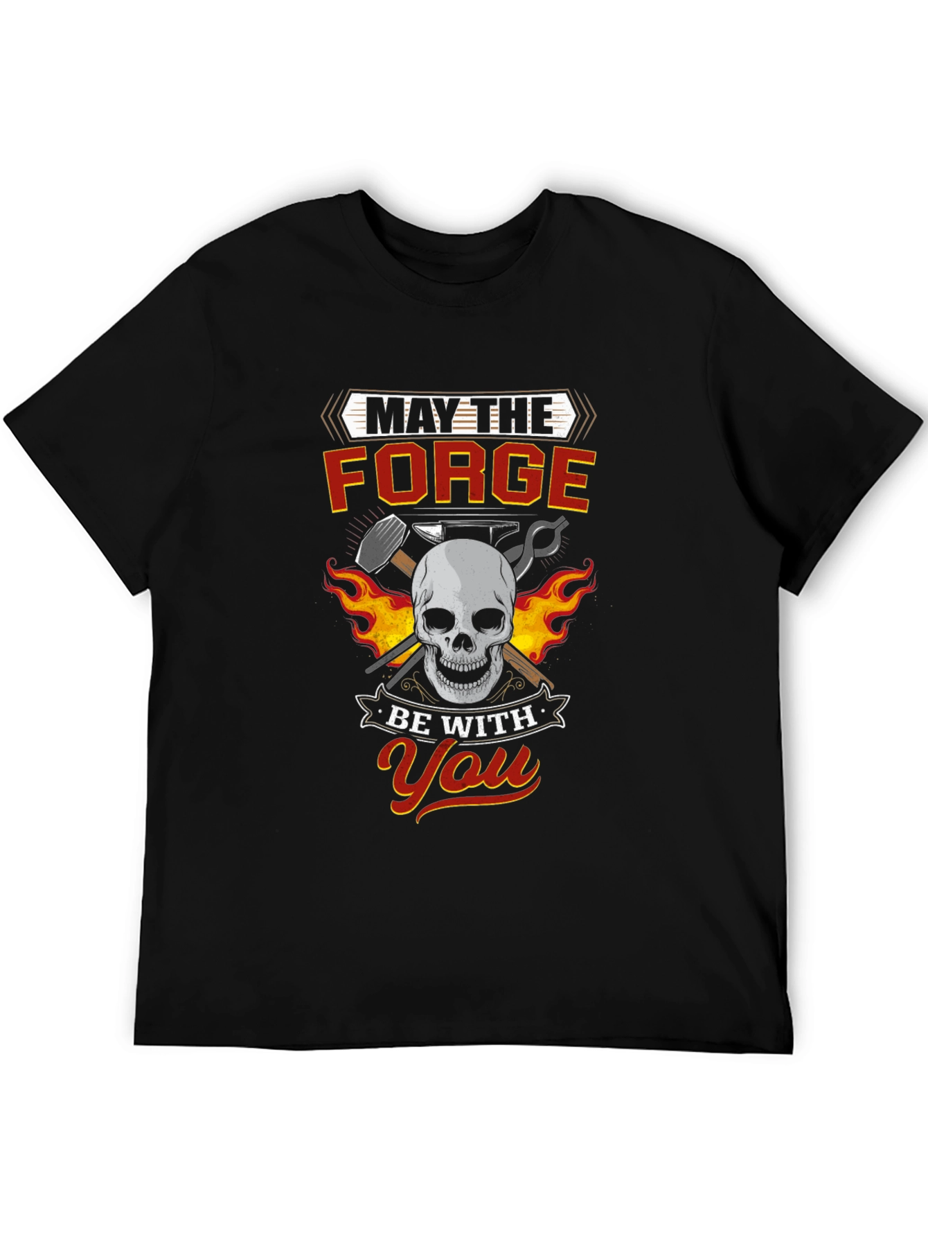 May The Forge Be With You Skull T-Shirt