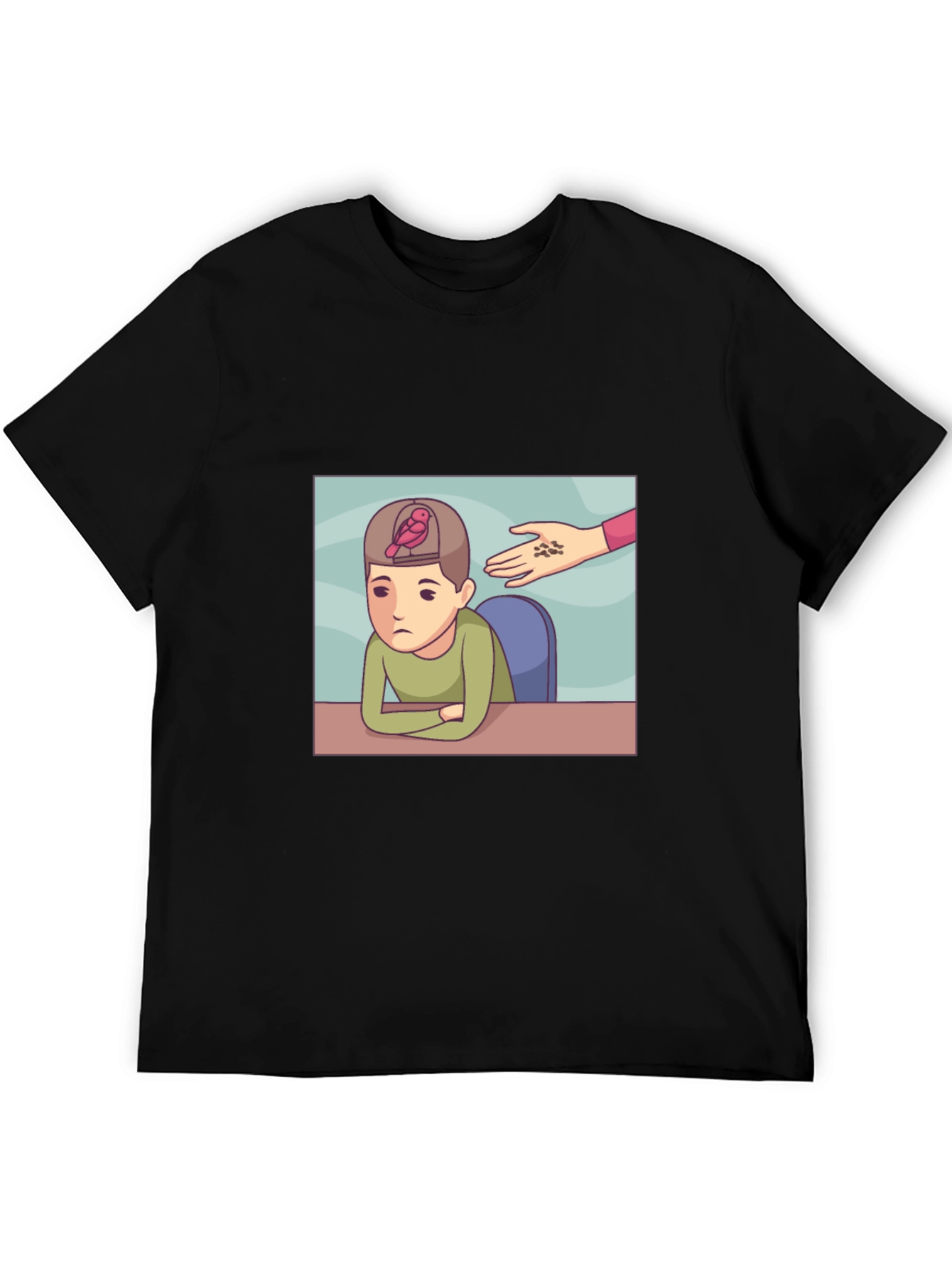 Brain Cage T-Shirt - Quirky Graphic Tee