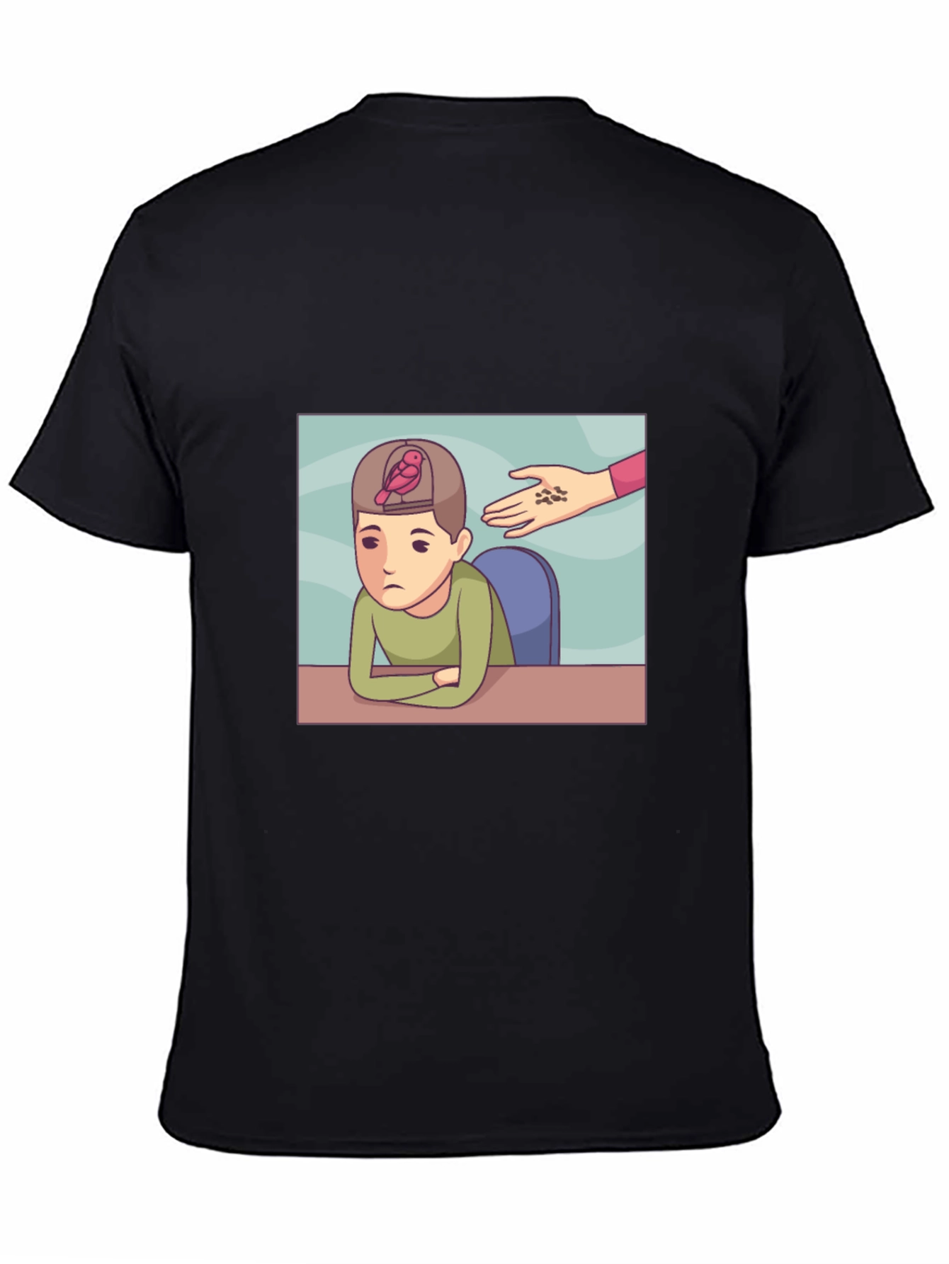 Brain Cage T-Shirt - Quirky Graphic Tee