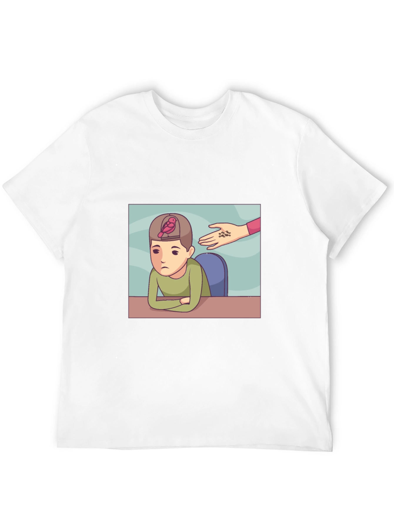 Brain Cage T-Shirt - Quirky Graphic Tee
