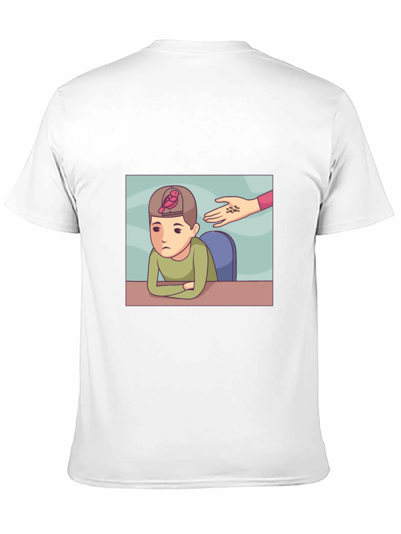 Brain Cage T-Shirt - Quirky Graphic Tee