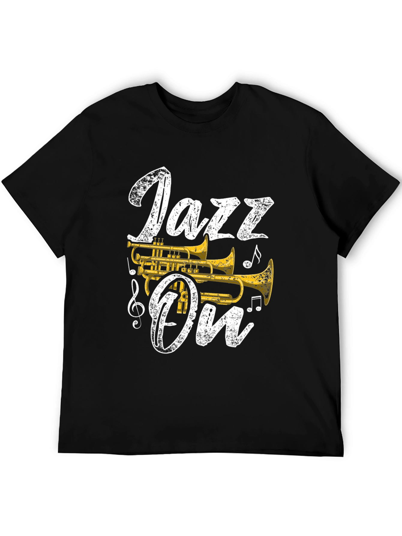 Jazz On T-Shirt - Trumpet Graphic Tee