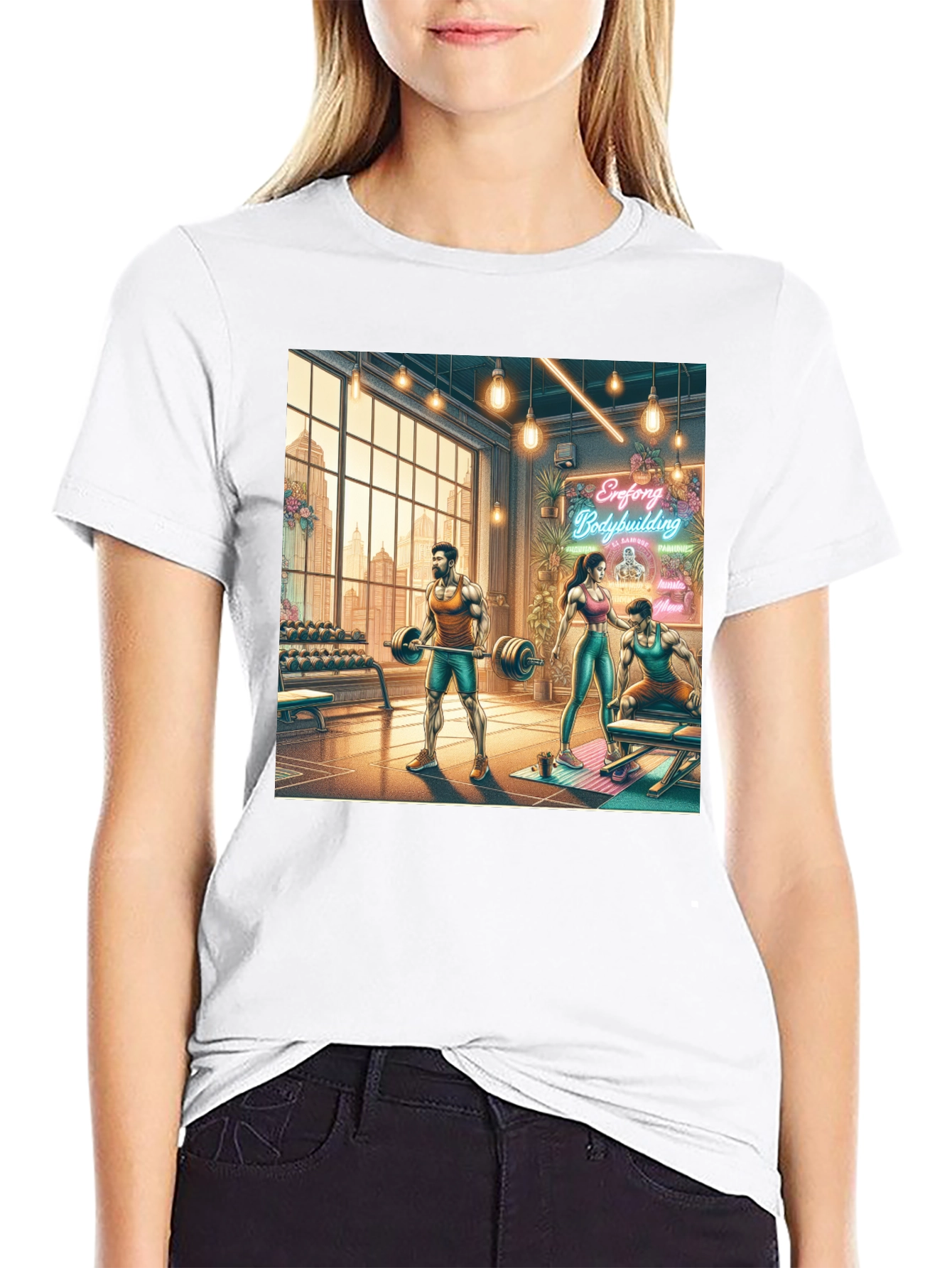 Gym Bodybuilding Graphic T-Shirt