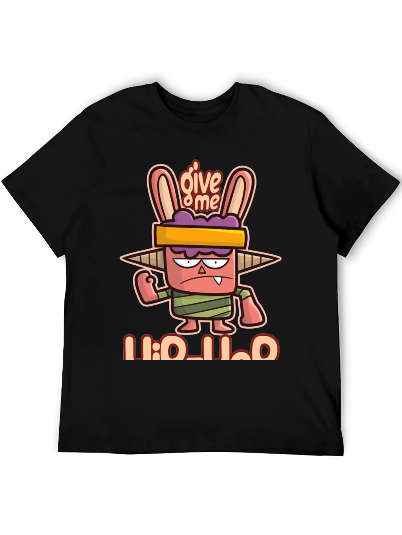 Give Me Holo T-Shirt - Fun Cartoon Style