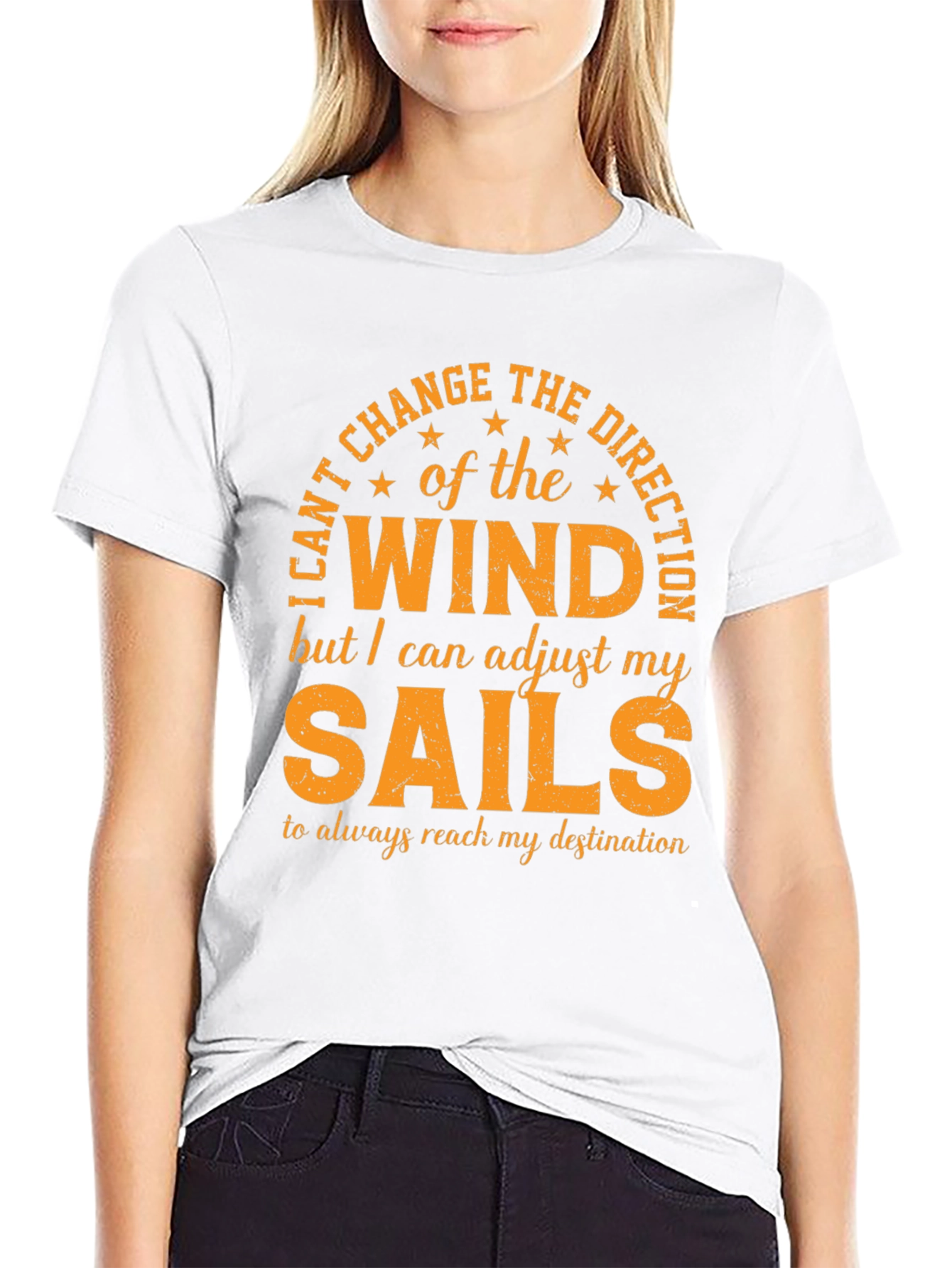 Wind and Sails Graphic T-Shirt: Adjust Your Sails