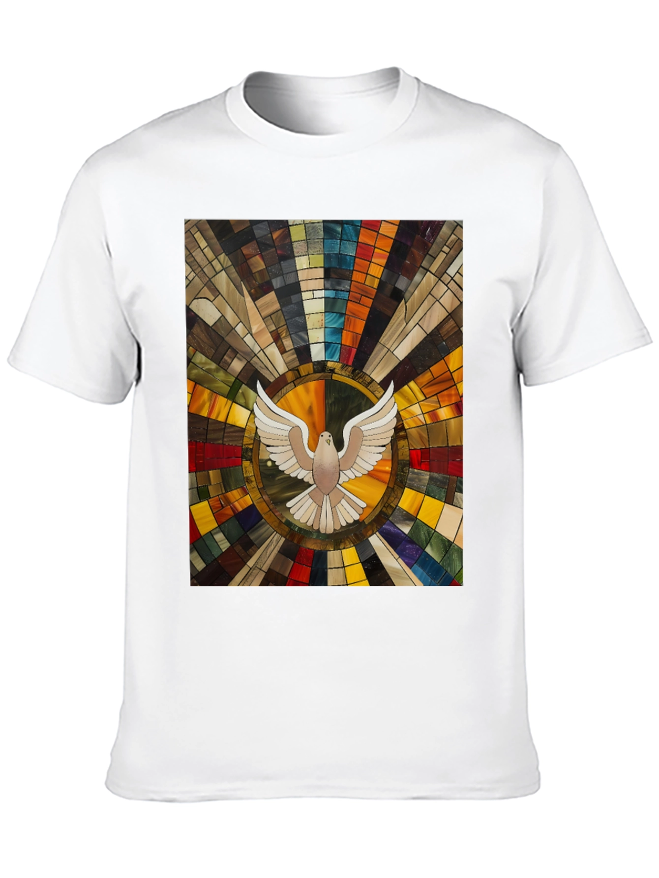 Dove Stained Glass Graphic Tee