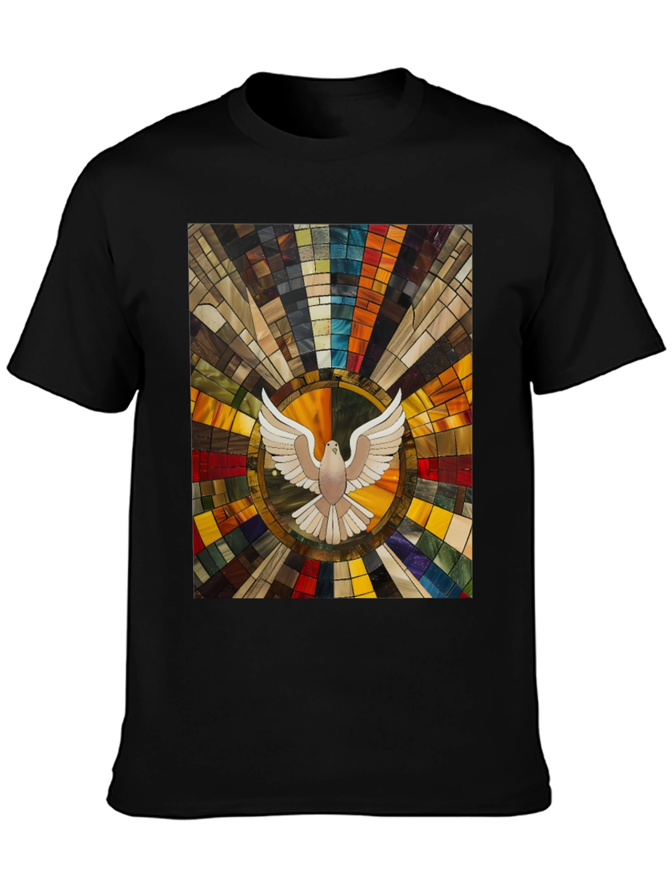 Dove Stained Glass Graphic Tee