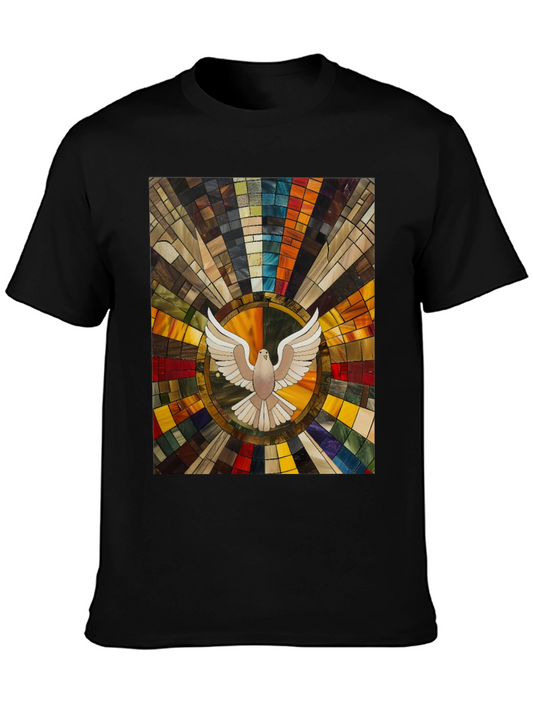 Dove Stained Glass Graphic Tee