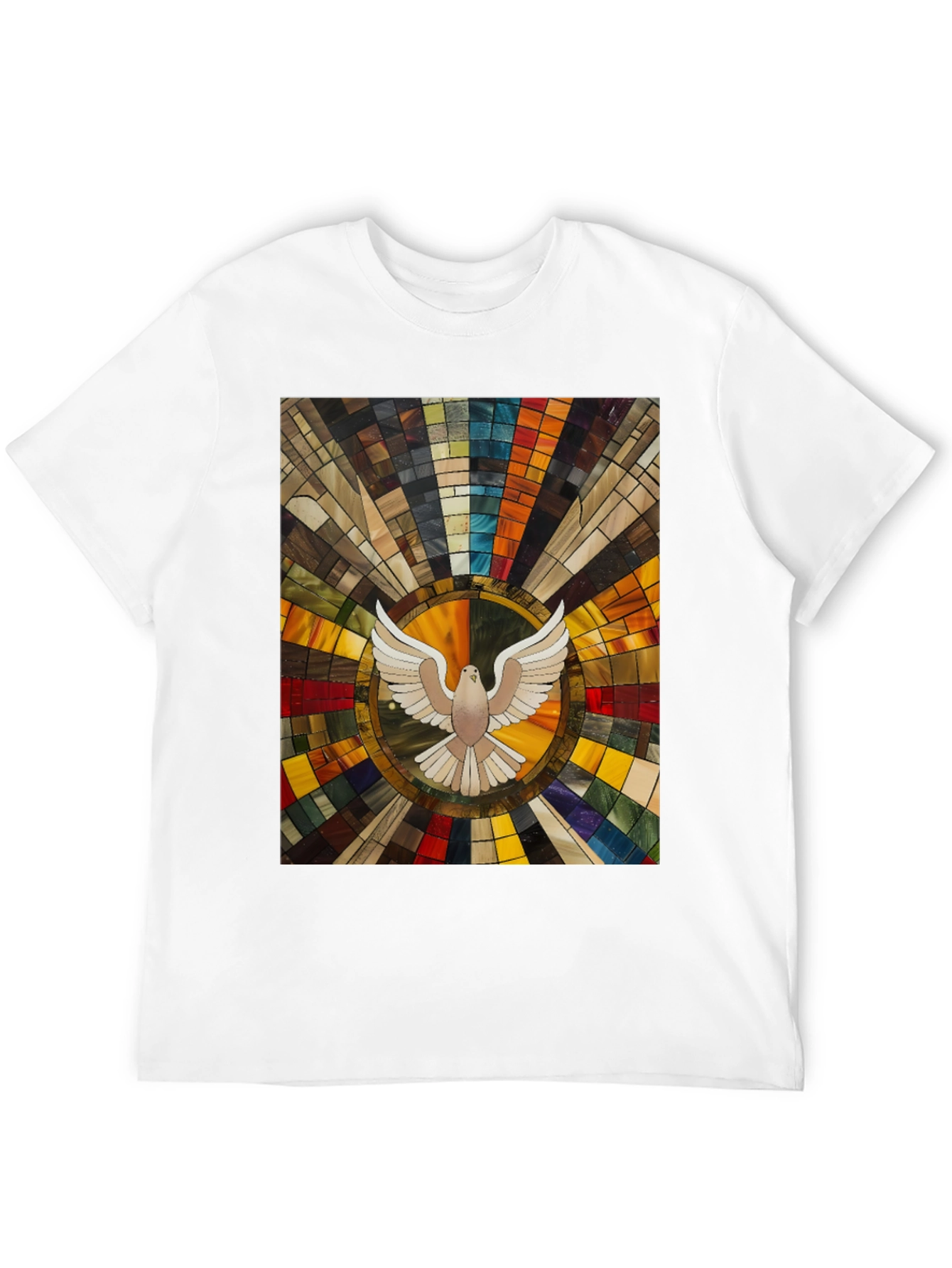 Dove Stained Glass Graphic Tee