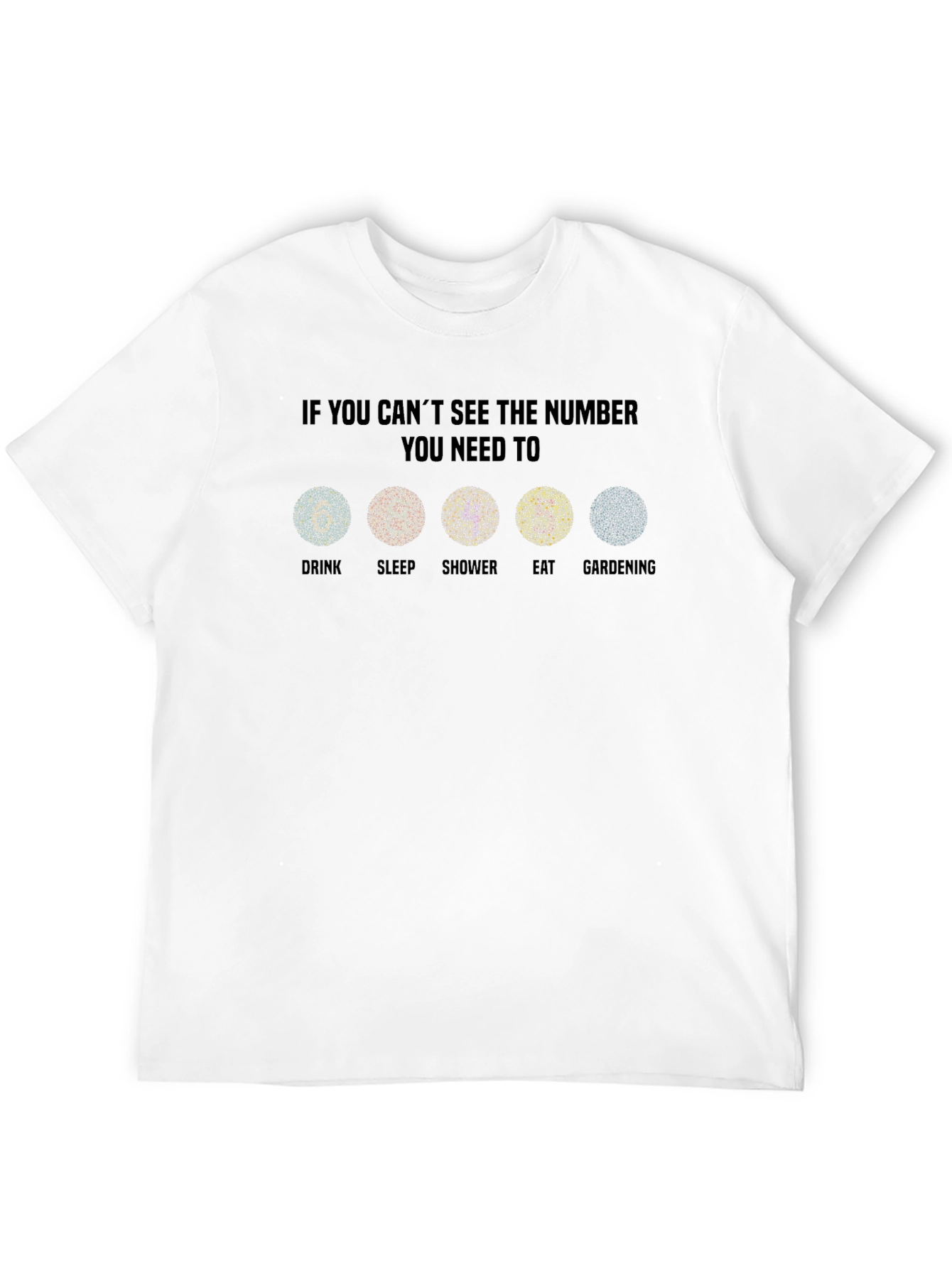 Color Blindness Test T-Shirt