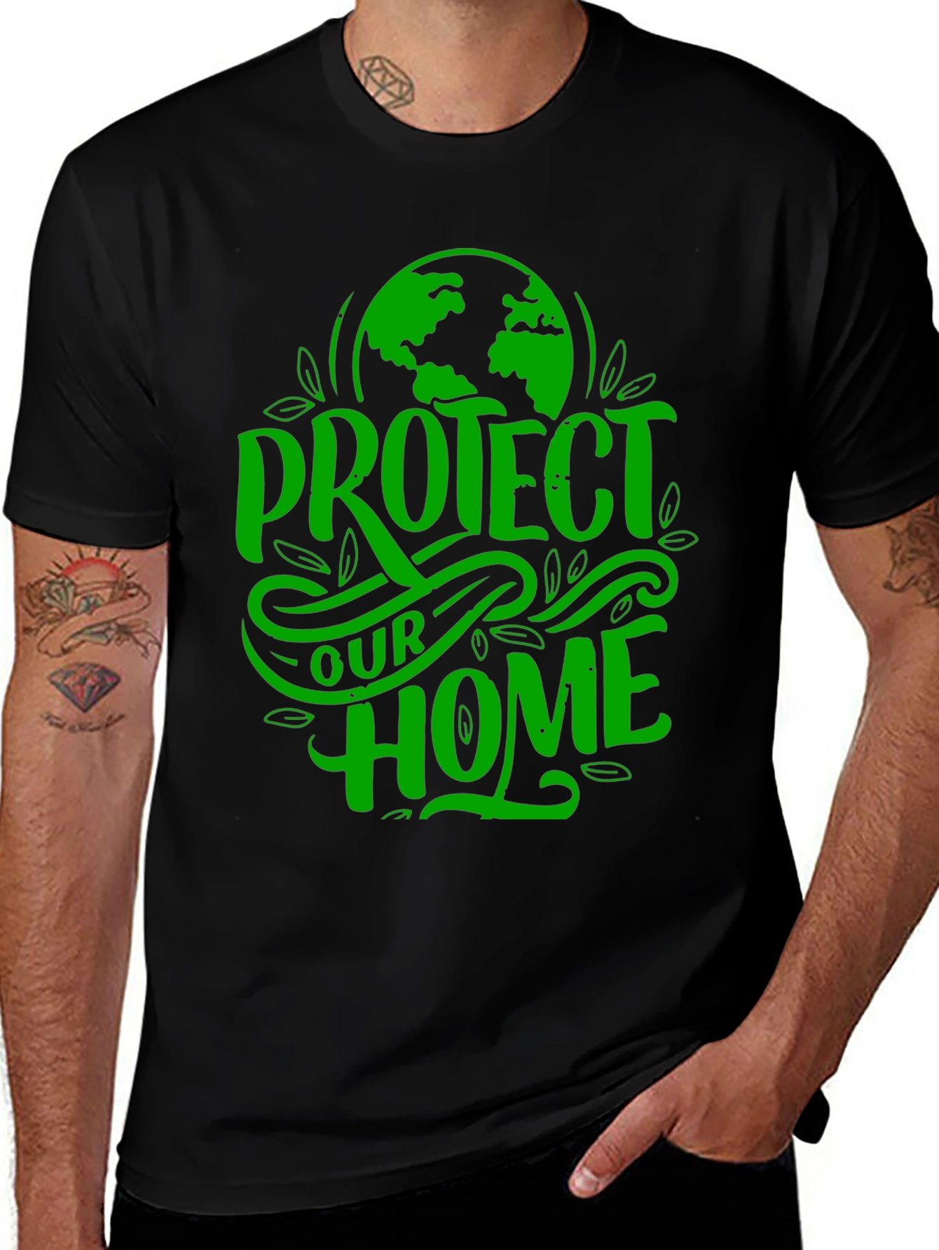 Protect Our Home Graphic T-Shirt - Earth Day Tee