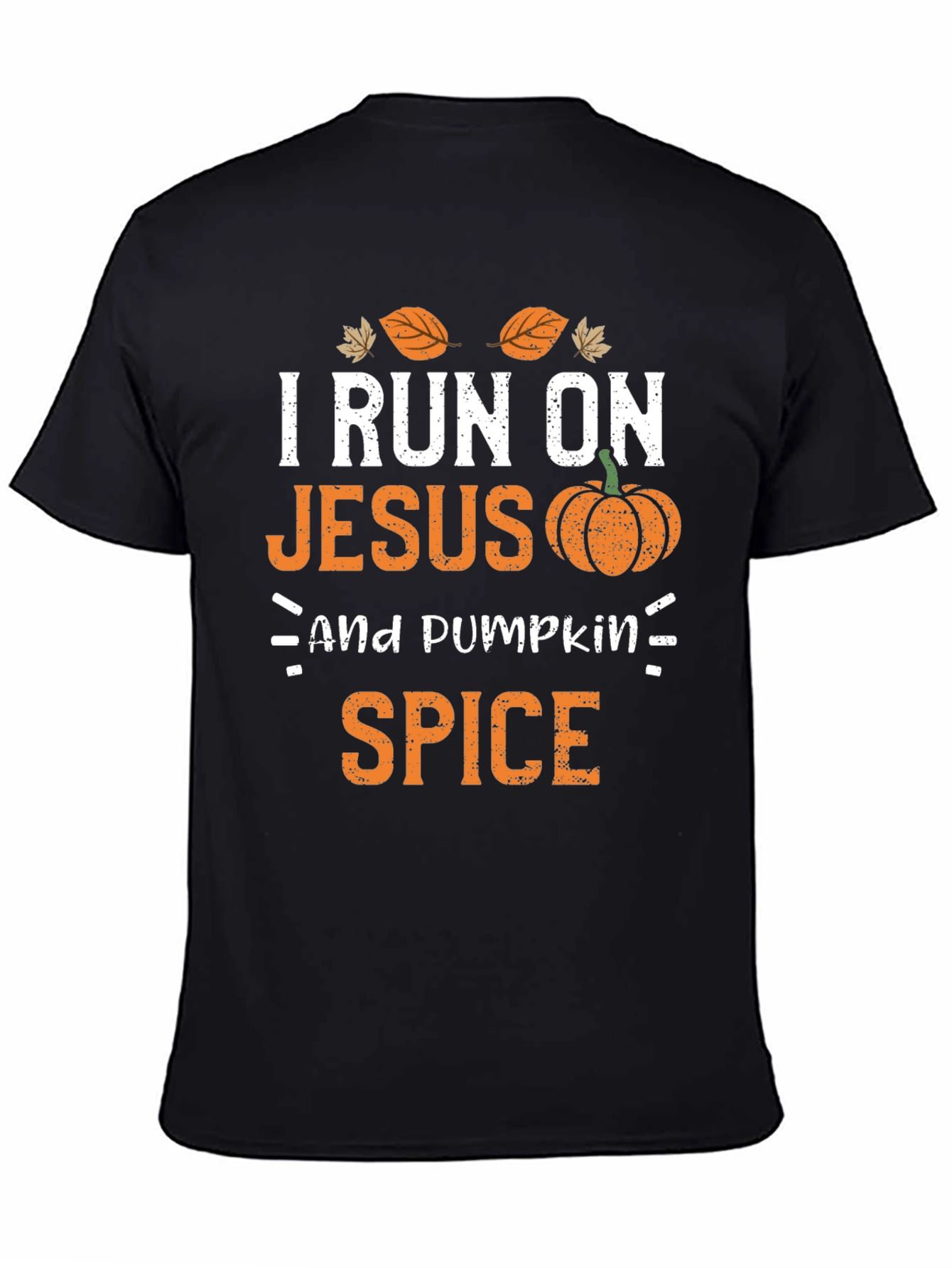 I Run On Jesus and Pumpkin Spice T-Shirt