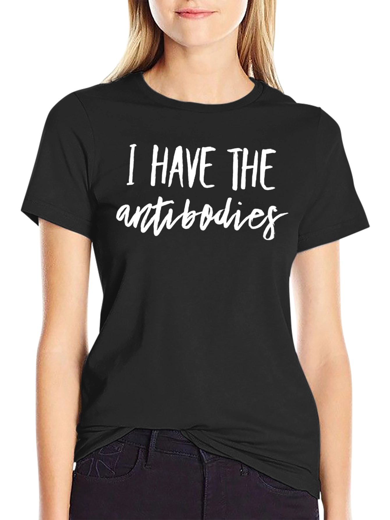 I Have The Antibodies Graphic T-Shirt - Black