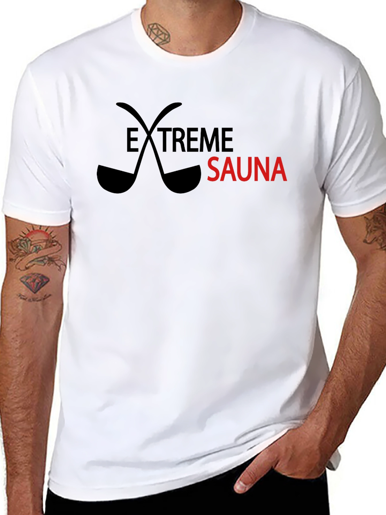 Extreme Sauna Black Cotton T-Shirt