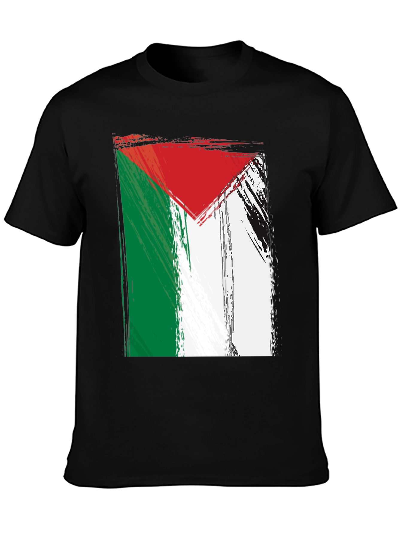 Palestine Flag T-Shirt - Distressed Graphic Tee