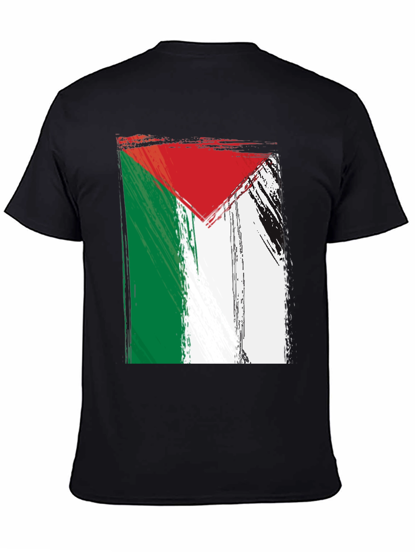 Palestine Flag T-Shirt - Distressed Graphic Tee