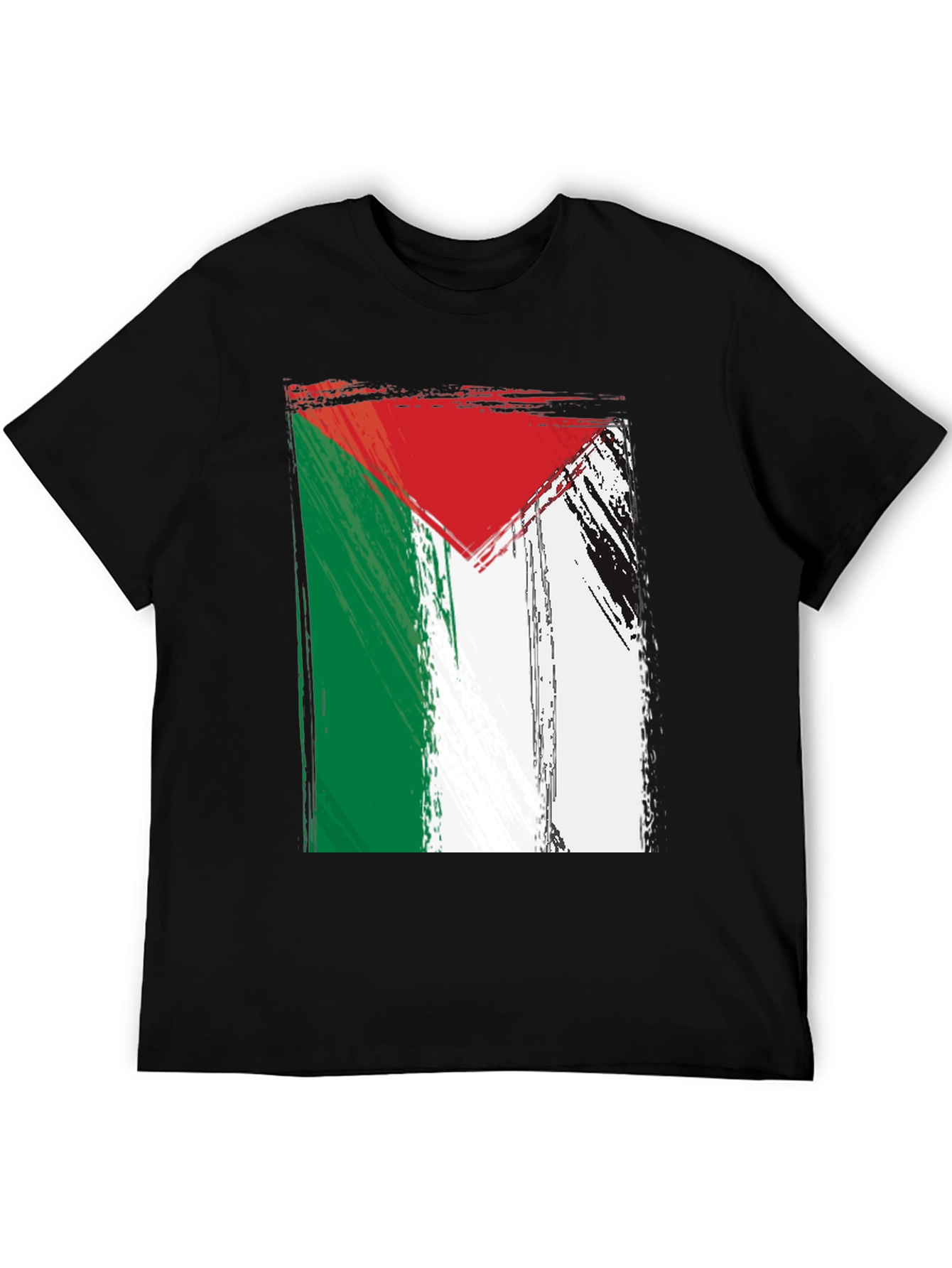 Palestine Flag T-Shirt - Distressed Graphic Tee