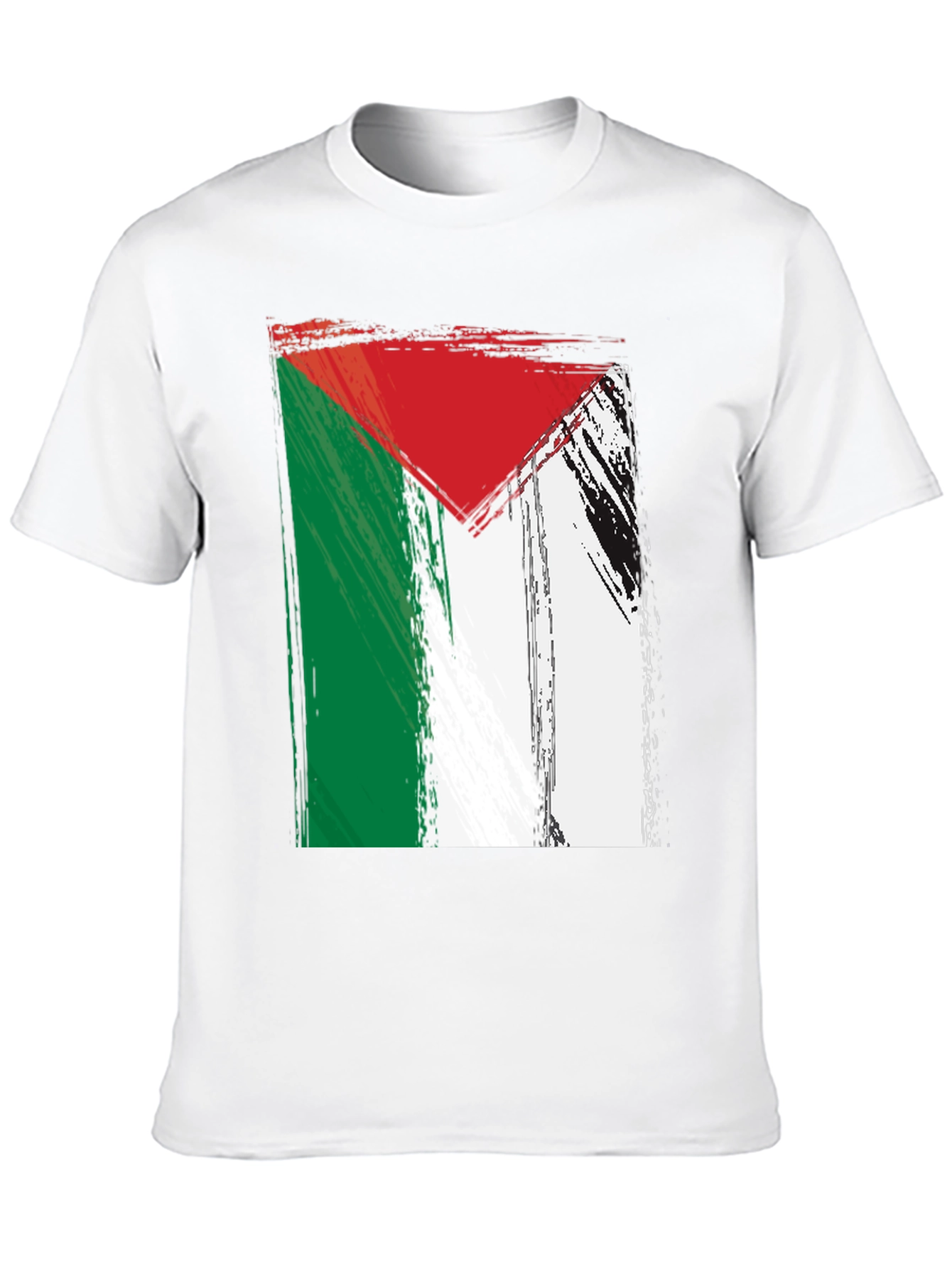 Palestine Flag T-Shirt - Distressed Graphic Tee